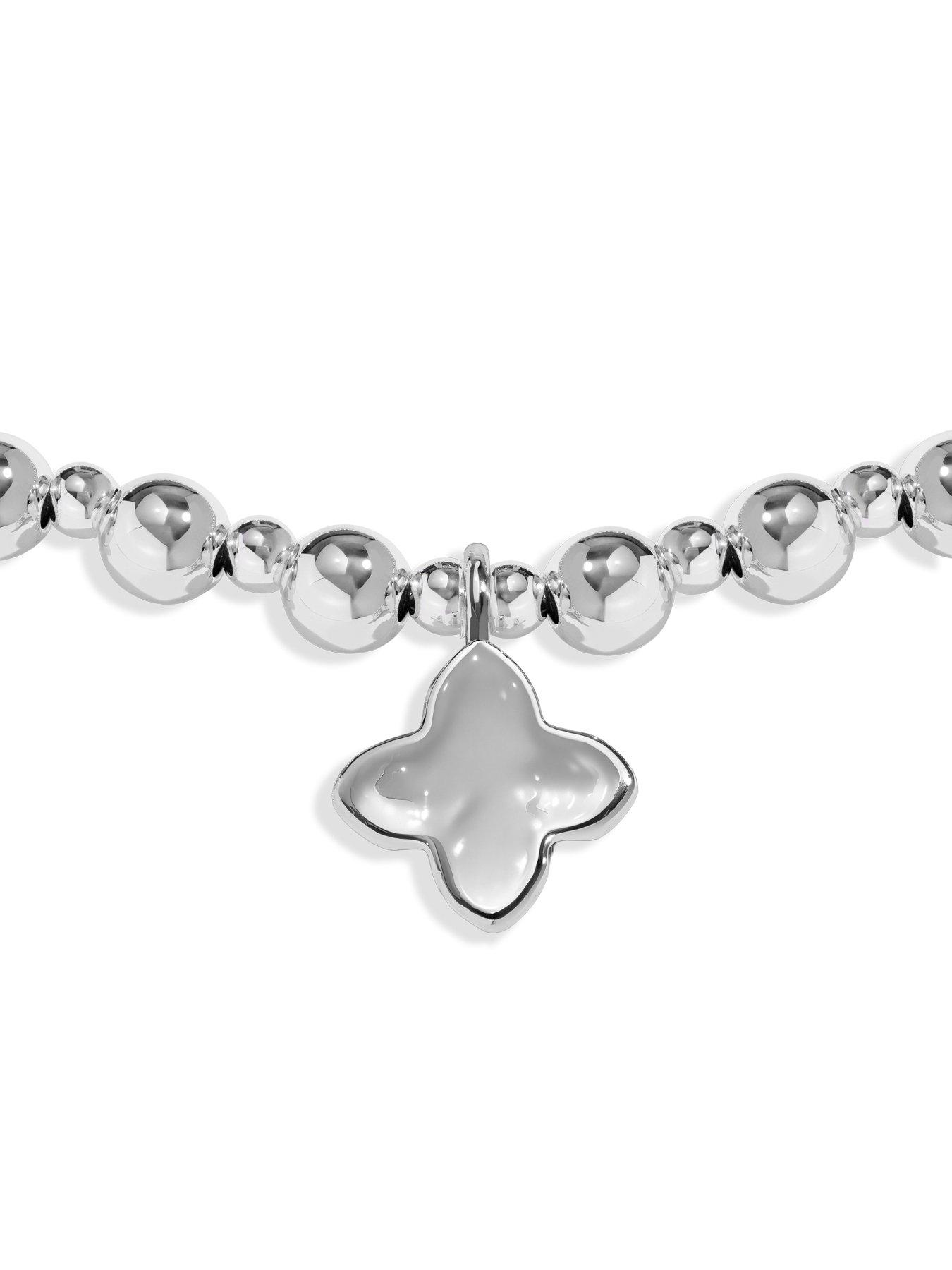 Image 4 of 6 of Joma Jewellery Words To Treasure Forever Friendship Bracelet - Silver Plated