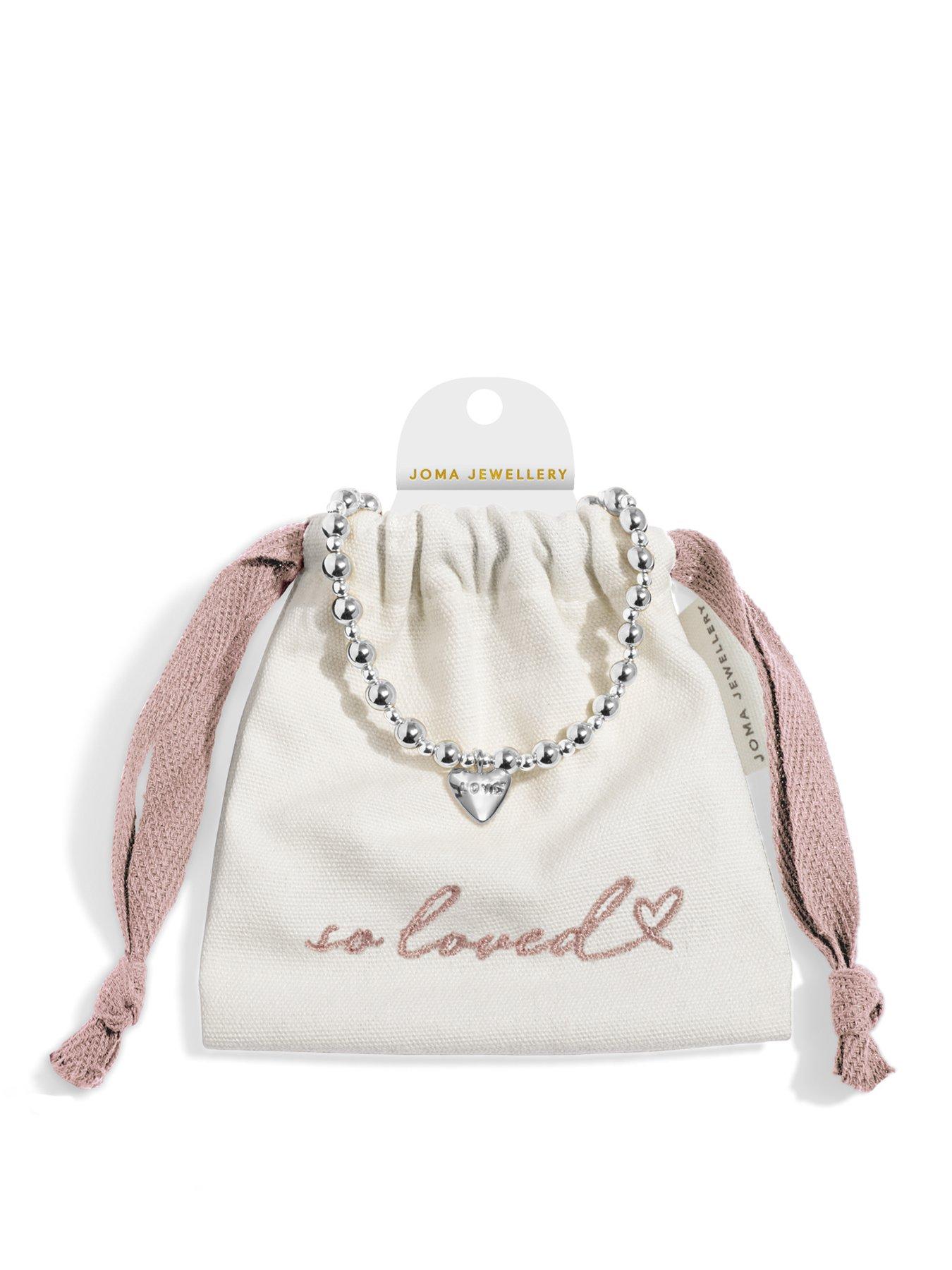 Joma Jewellery Words To Treasure So Loved Bracelet - Silver-plated