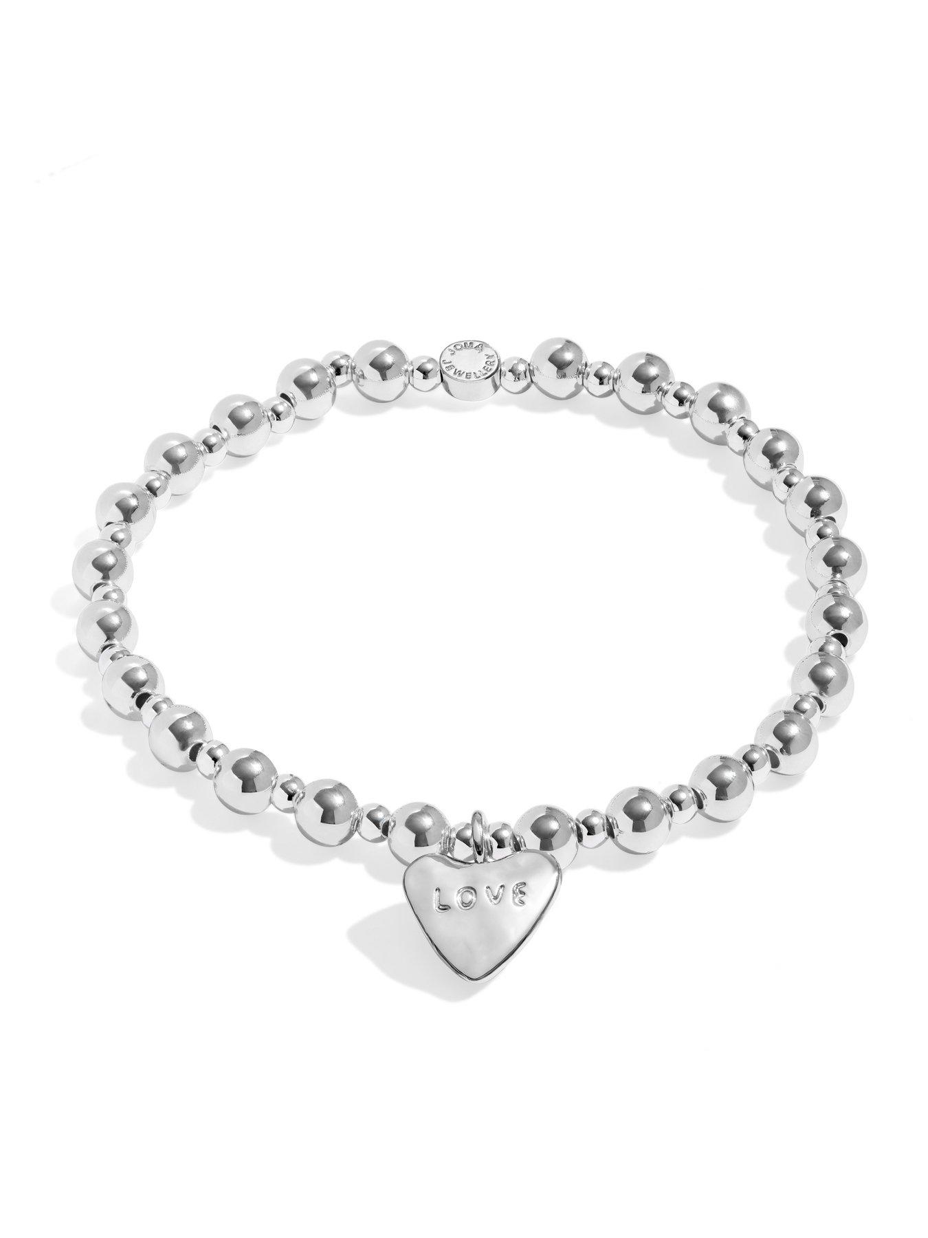 Image 3 of 5 of Joma Jewellery Words To Treasure So Loved Bracelet - Silver-plated