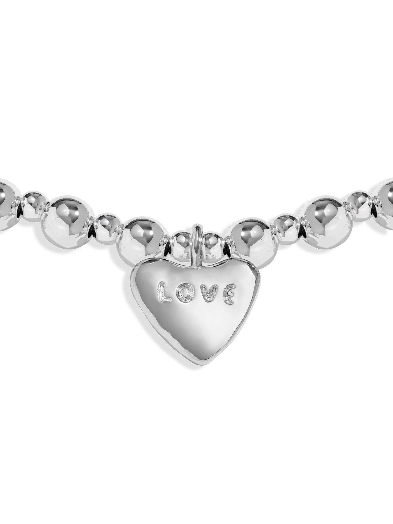 Image 4 of 5 of Joma Jewellery Words To Treasure So Loved Bracelet - Silver-plated