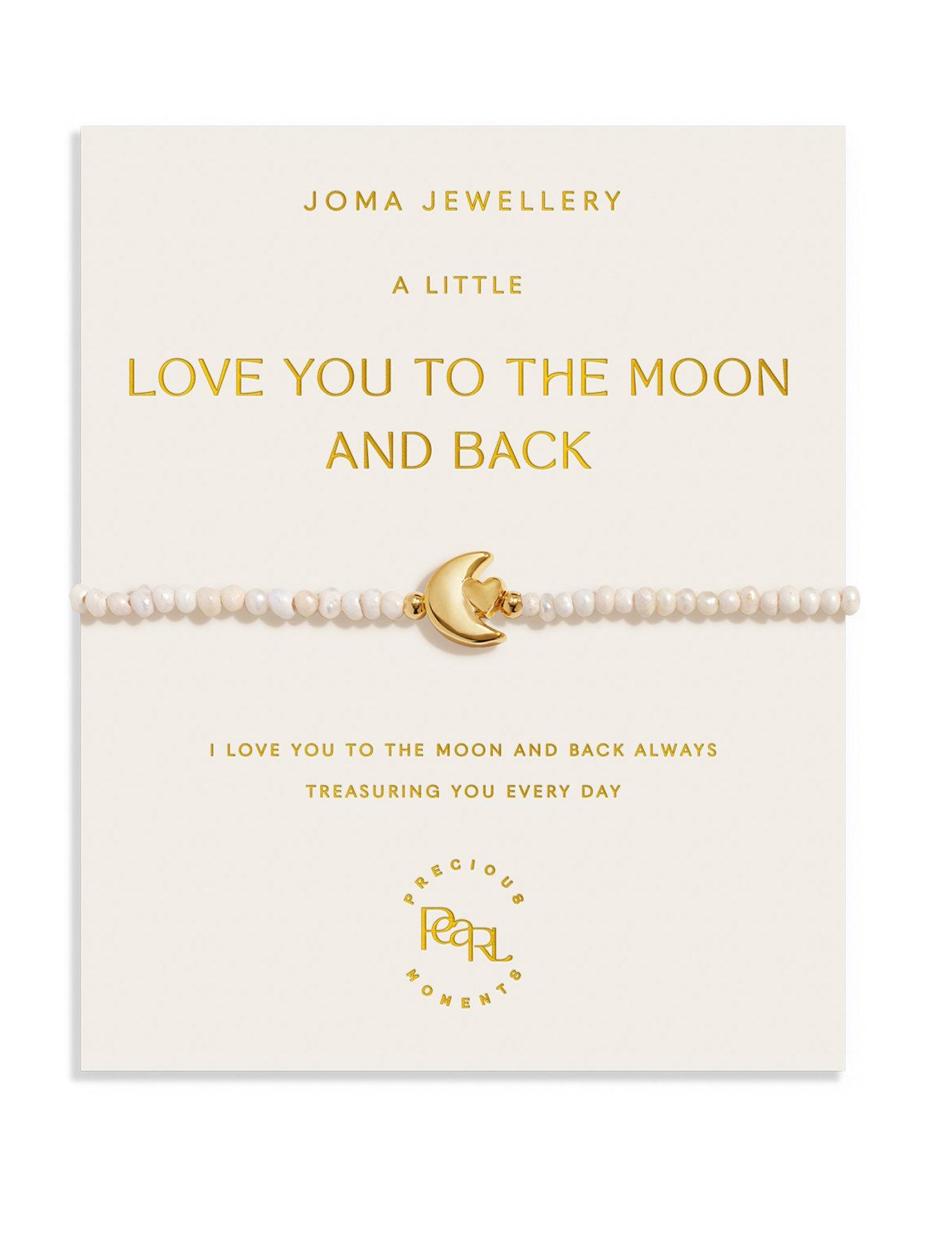 Joma Jewellery Precious Moments Love You To The Moon And Back Bracelet - Gold-plated