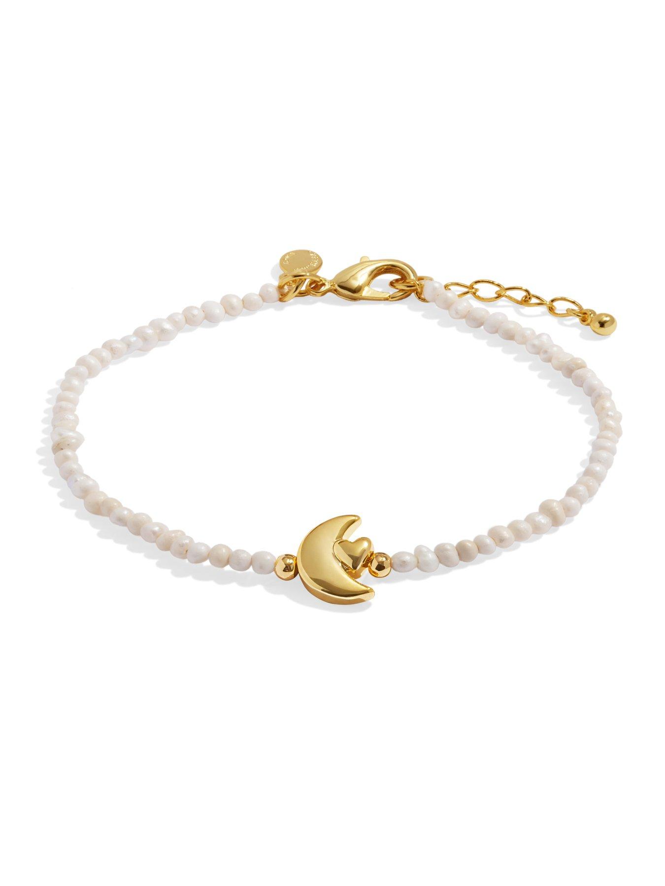 Image 3 of 6 of Joma Jewellery Precious Moments Love You To The Moon And Back Bracelet - Gold-plated