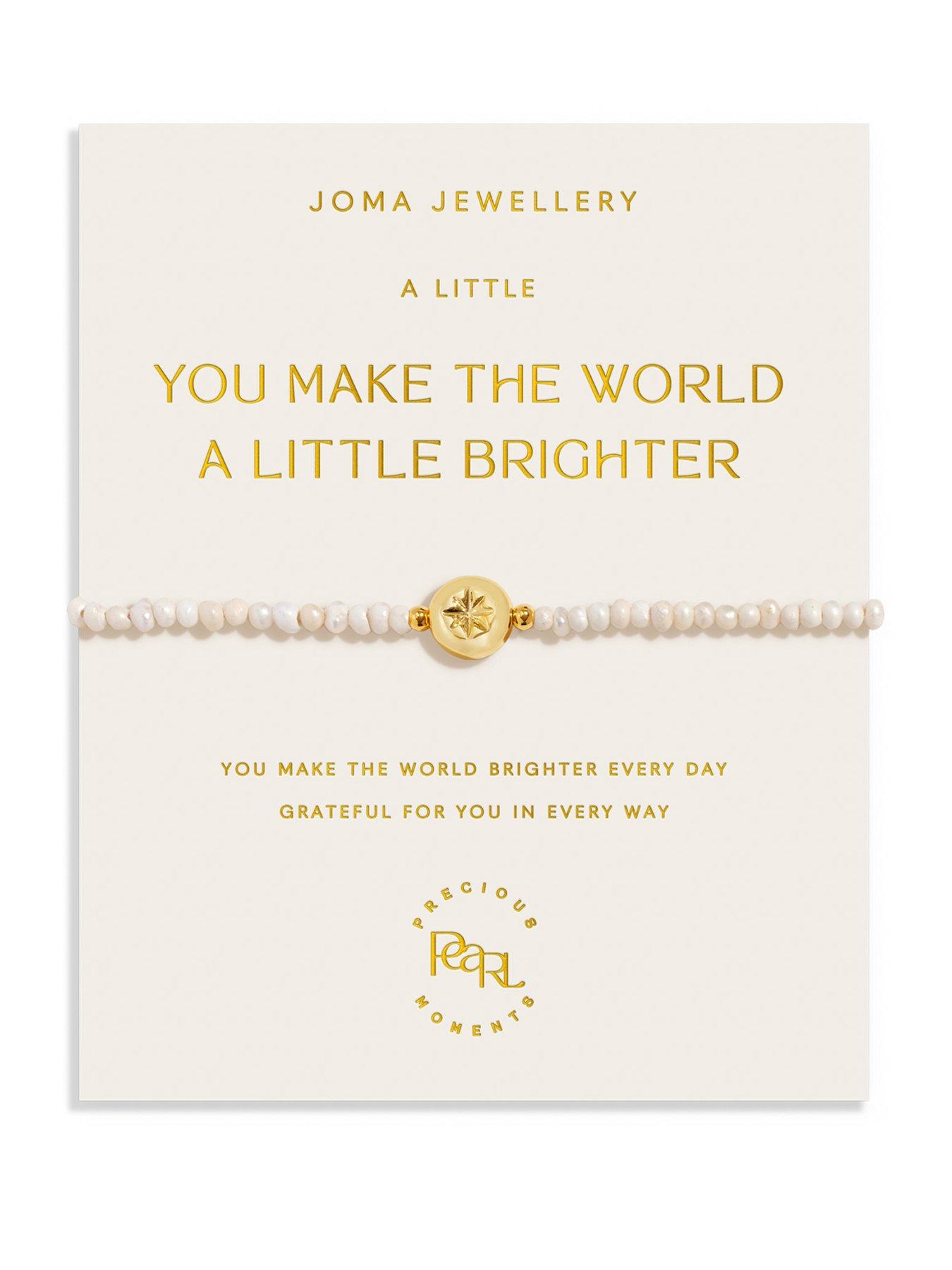 Joma Jewellery PRECIOUS MOMENTS 'YOU MAKE THE WORLD A LITTLE BRIGHTER' Bracelet