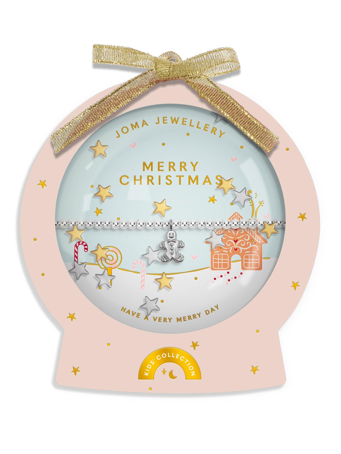 Joma Jewellery KIDS' SNOWGLOBE A LITTLE 'MERRY CHRISTMAS' Bracelet