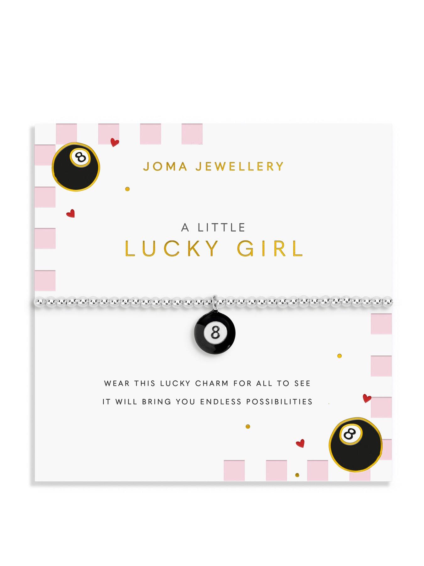 Image 1 of 6 of Joma Jewellery A LITTLE VIBES 'LUCKY GIRL' Bracelet