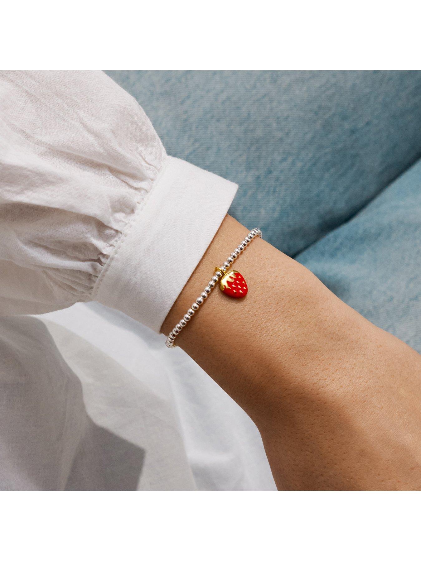 Image 2 of 6 of Joma Jewellery A LITTLE VIBES 'SO BERRY LOVED' Bracelet