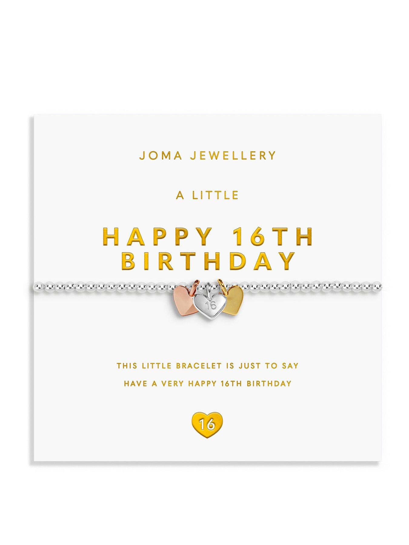 Joma Jewellery A LITTLE CHARMED MOMENTS 'HAPPY 16TH BIRTHDAY' Bracelet
