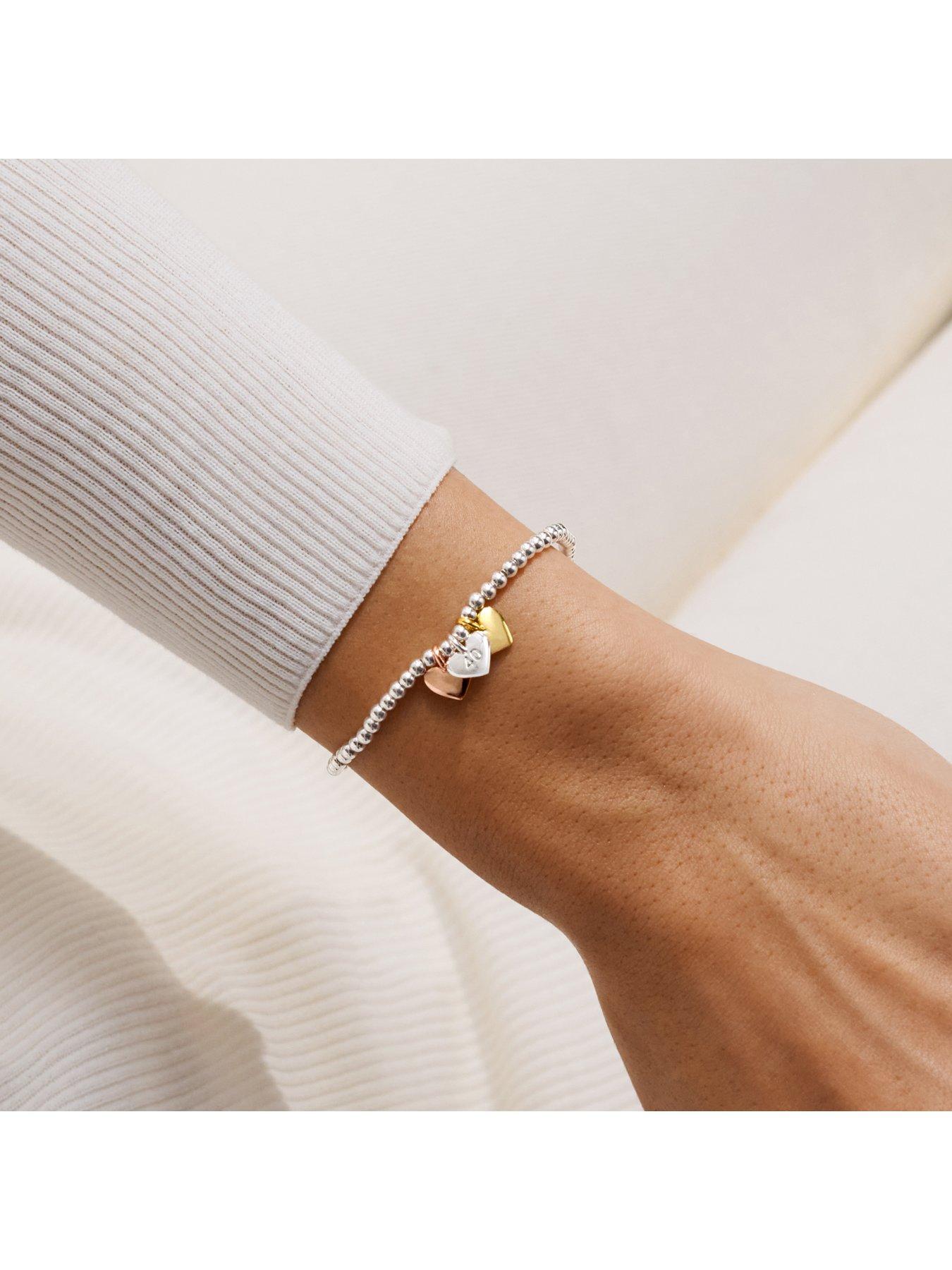 Image 2 of 5 of Joma Jewellery A Little Charmed Moments Happy 40th Birthday Bracelet