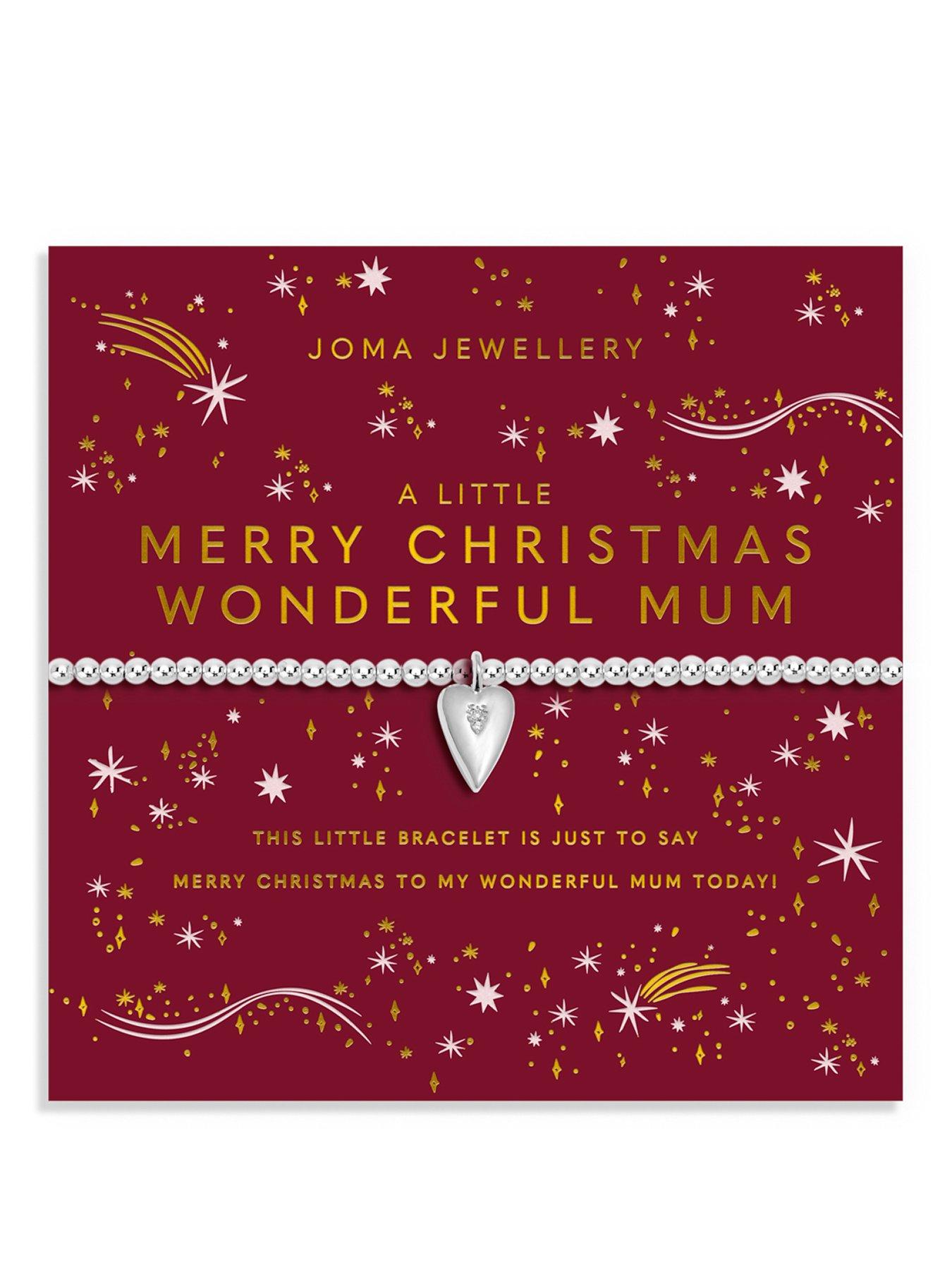 Joma Jewellery CHRISTMAS A LITTLE 'MERRY CHRISTMAS WONDERFUL MUM' Bracelet