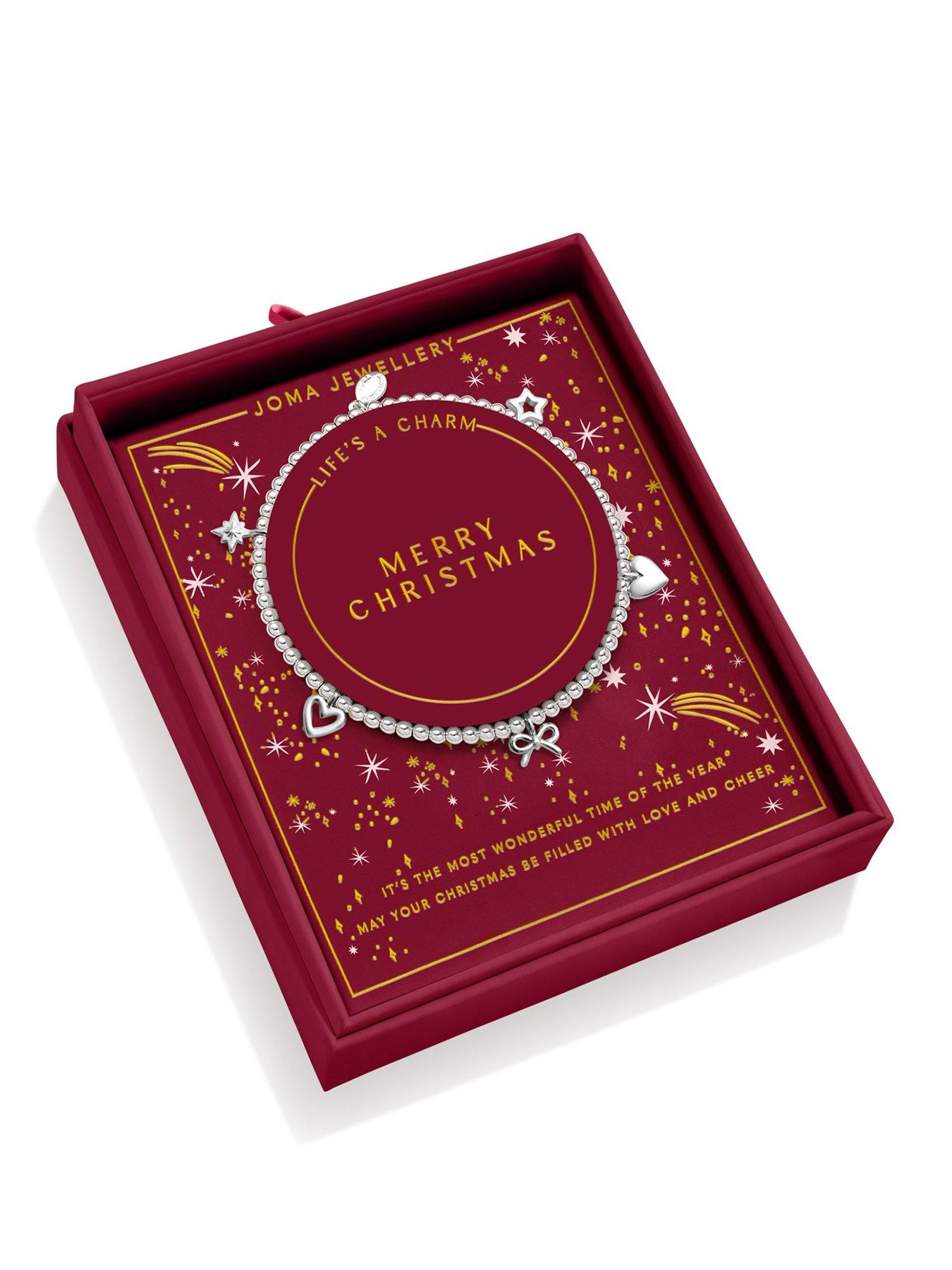 Joma Jewellery CHRISTMAS LIFE'S A CHARM 'MERRY CHRISTMAS' Bracelet