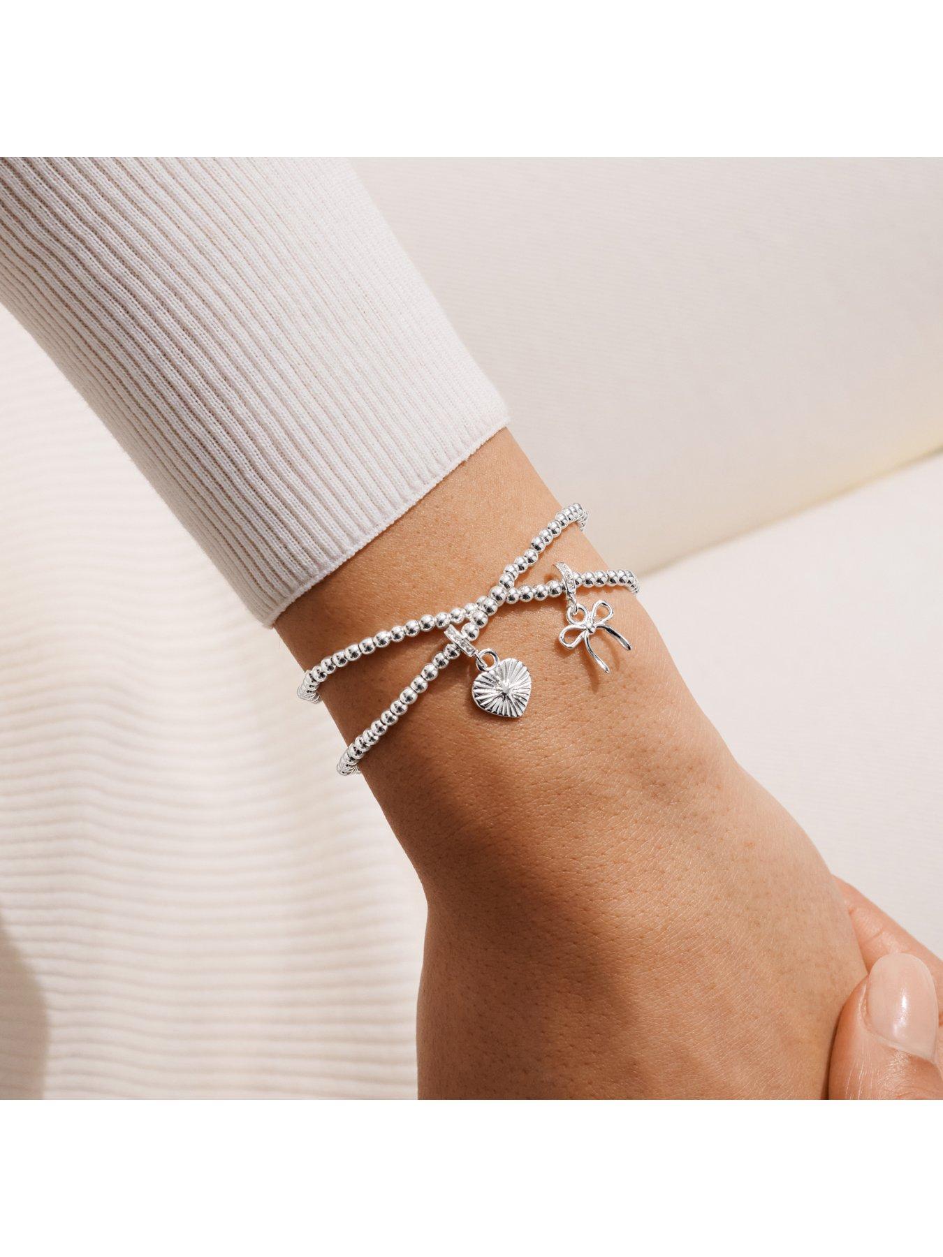 Image 2 of 5 of Joma Jewellery Christmas Infinity Bracelets Christmas Wishes Linked Bracelet - Silver plated