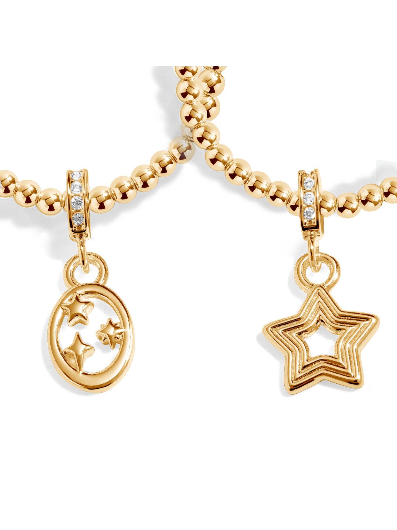 Image 4 of 5 of Joma Jewellery Christmas Infinity Bracelets Merry Christmas Linked Bracelet - Gold Plated