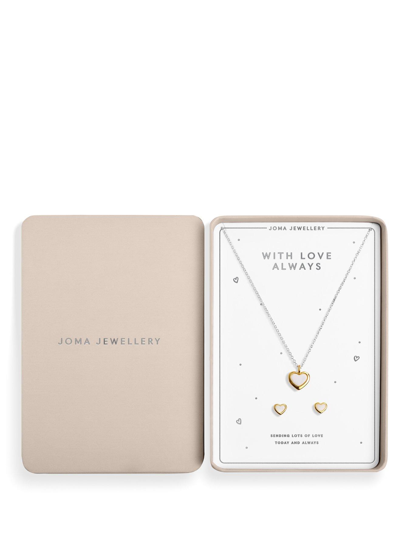 Joma Jewellery WITH LOVE SET 'WITH LOVE ALWAYS'  Necklace & Earrings