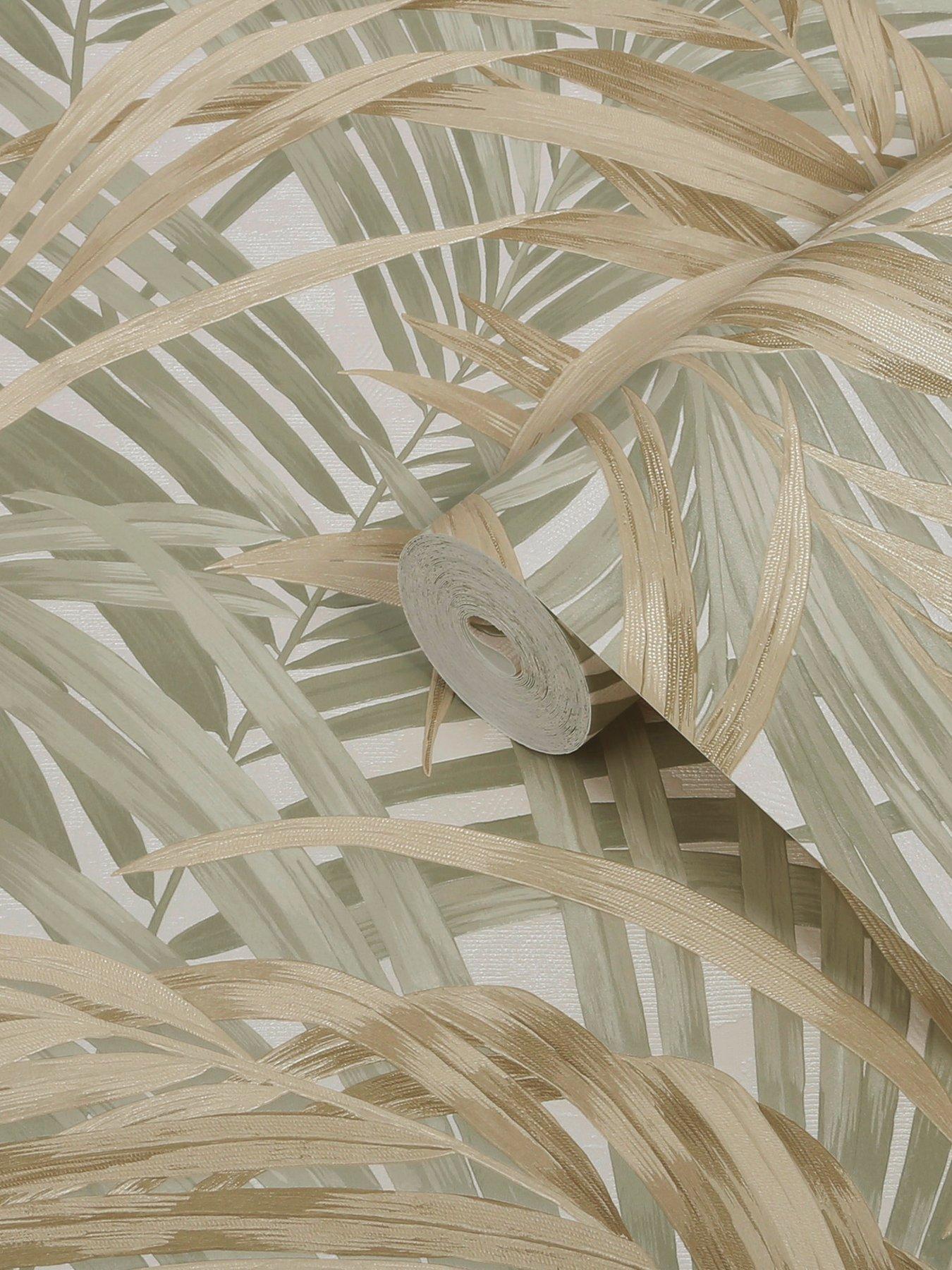 Image 2 of 3 of Boutique Boutique Congo Sage &amp; Gold Wallpaper
