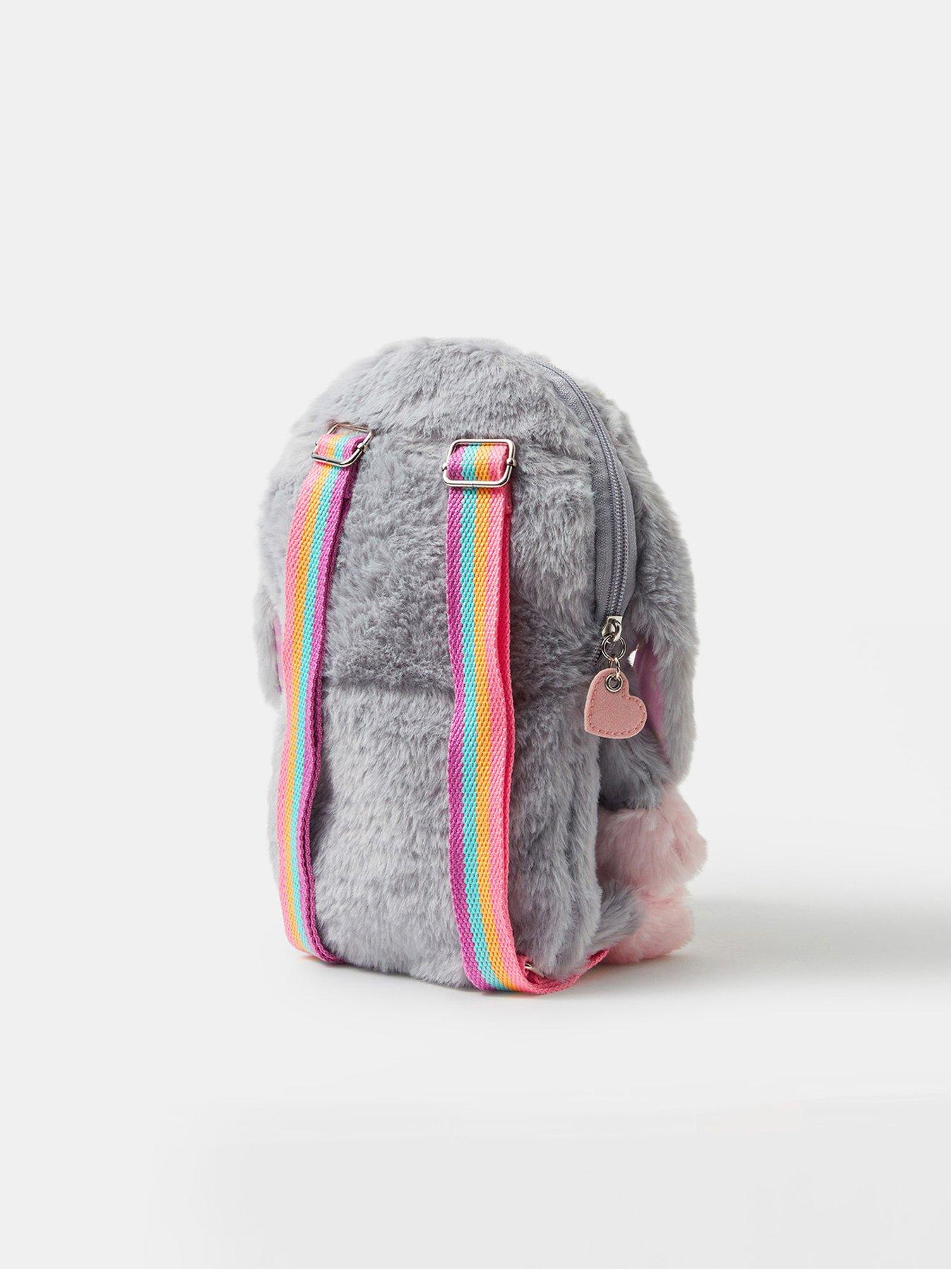 Image 2 of 4 of Accessorize Girls Bunny Backpack - Grey