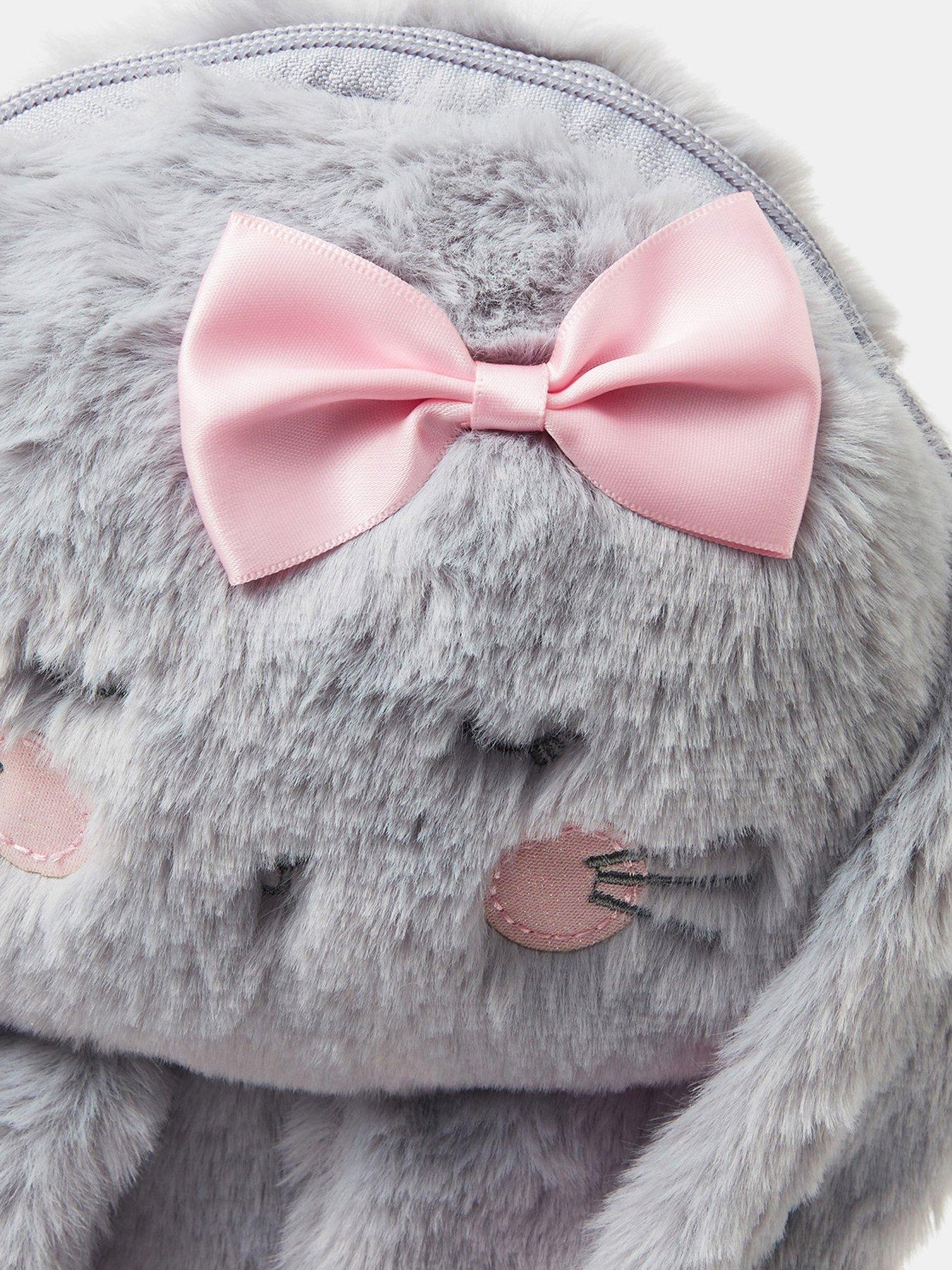 Image 4 of 4 of Accessorize Girls Bunny Backpack - Grey