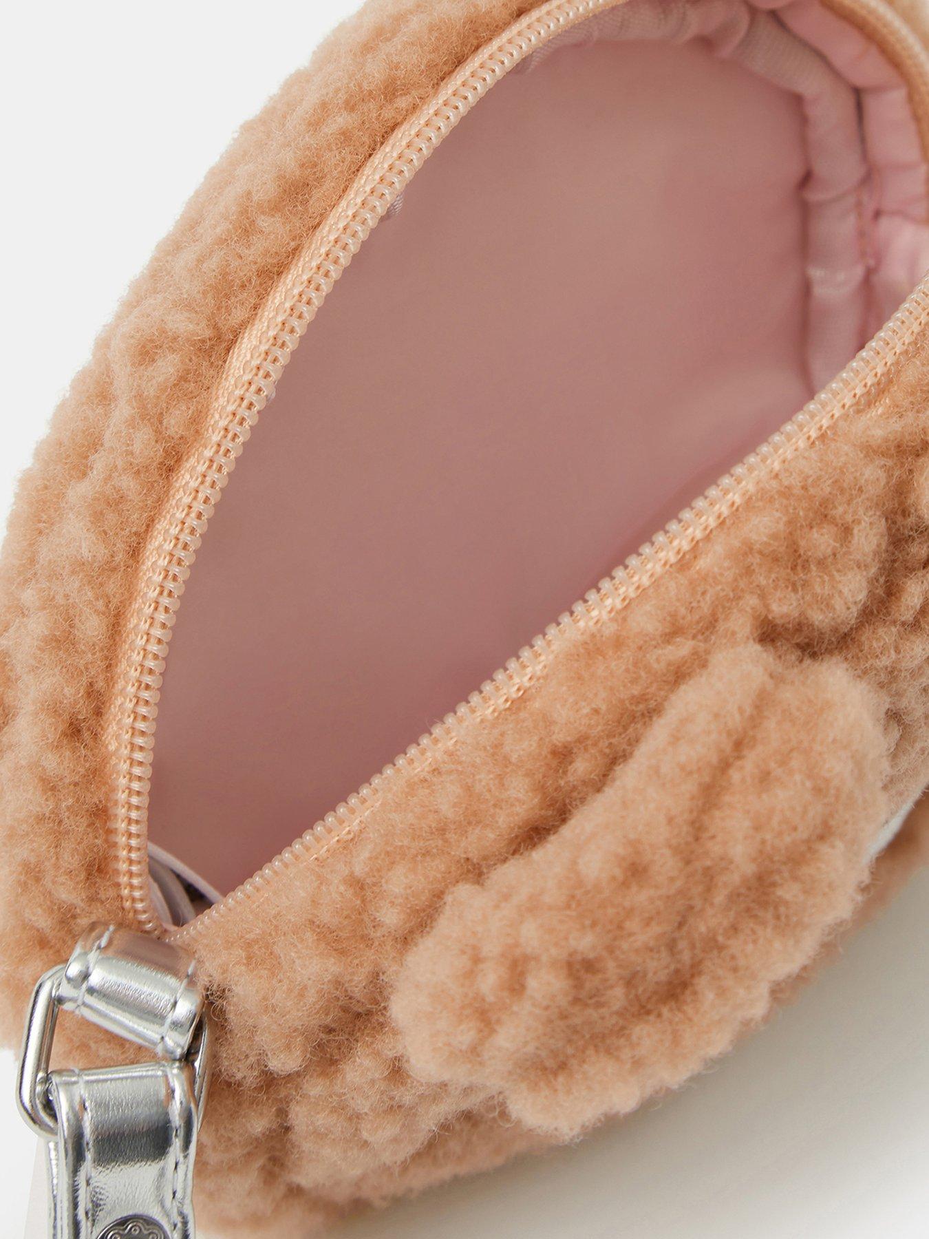 Image 4 of 4 of Accessorize Girls Bear Cross Body Bag - Brown
