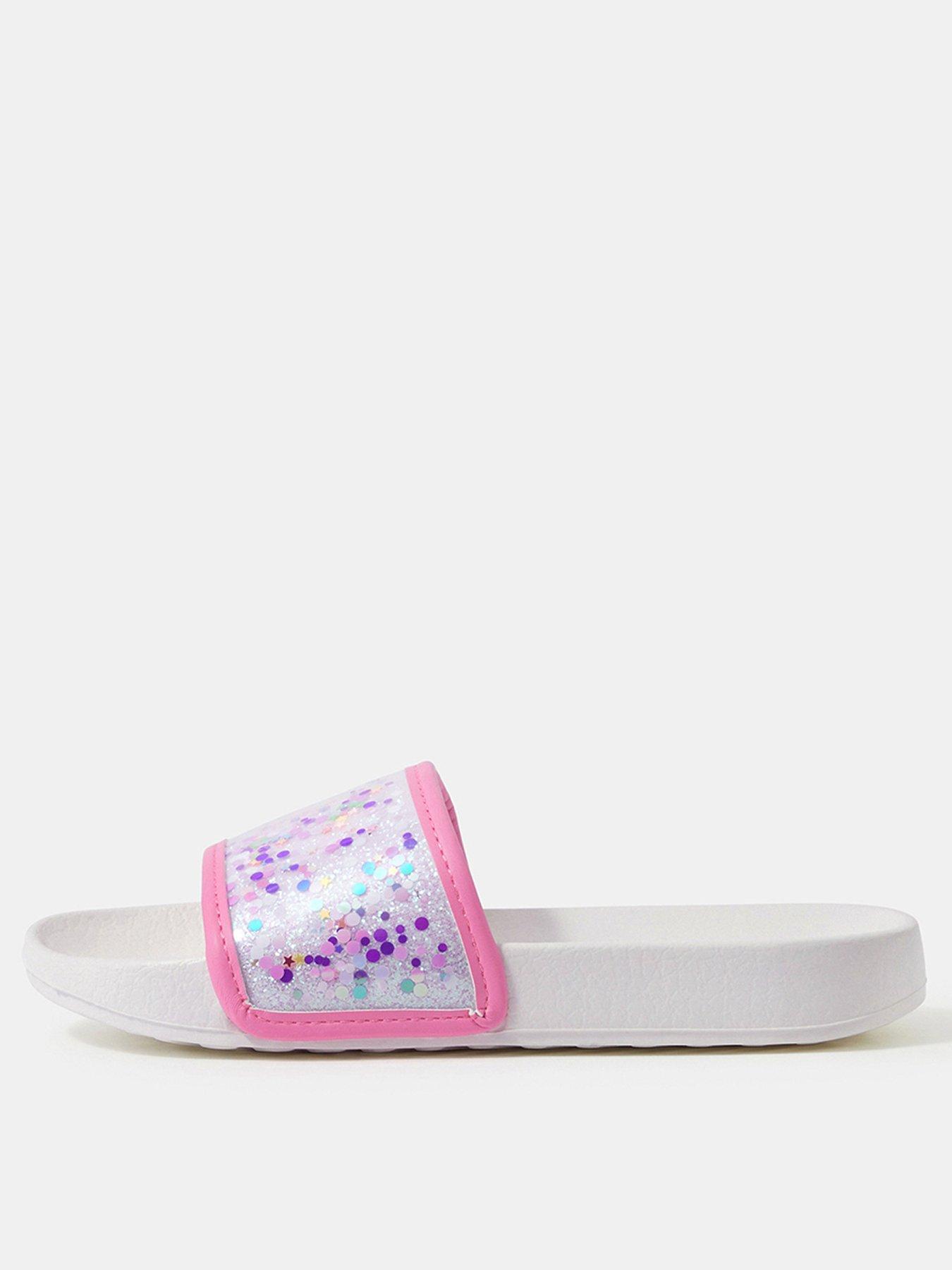 Accessorize Girls Shaky Glitter Sliders - Multi