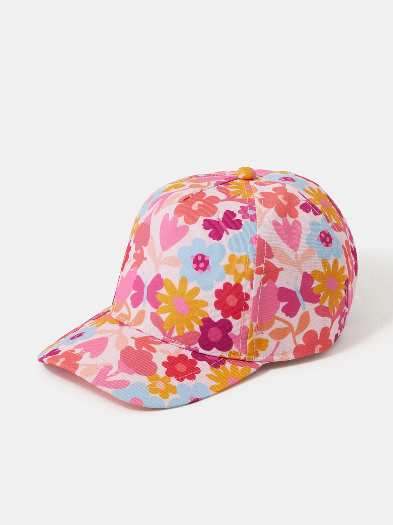 Accessorize Girls Floral Print Cap - Multi
