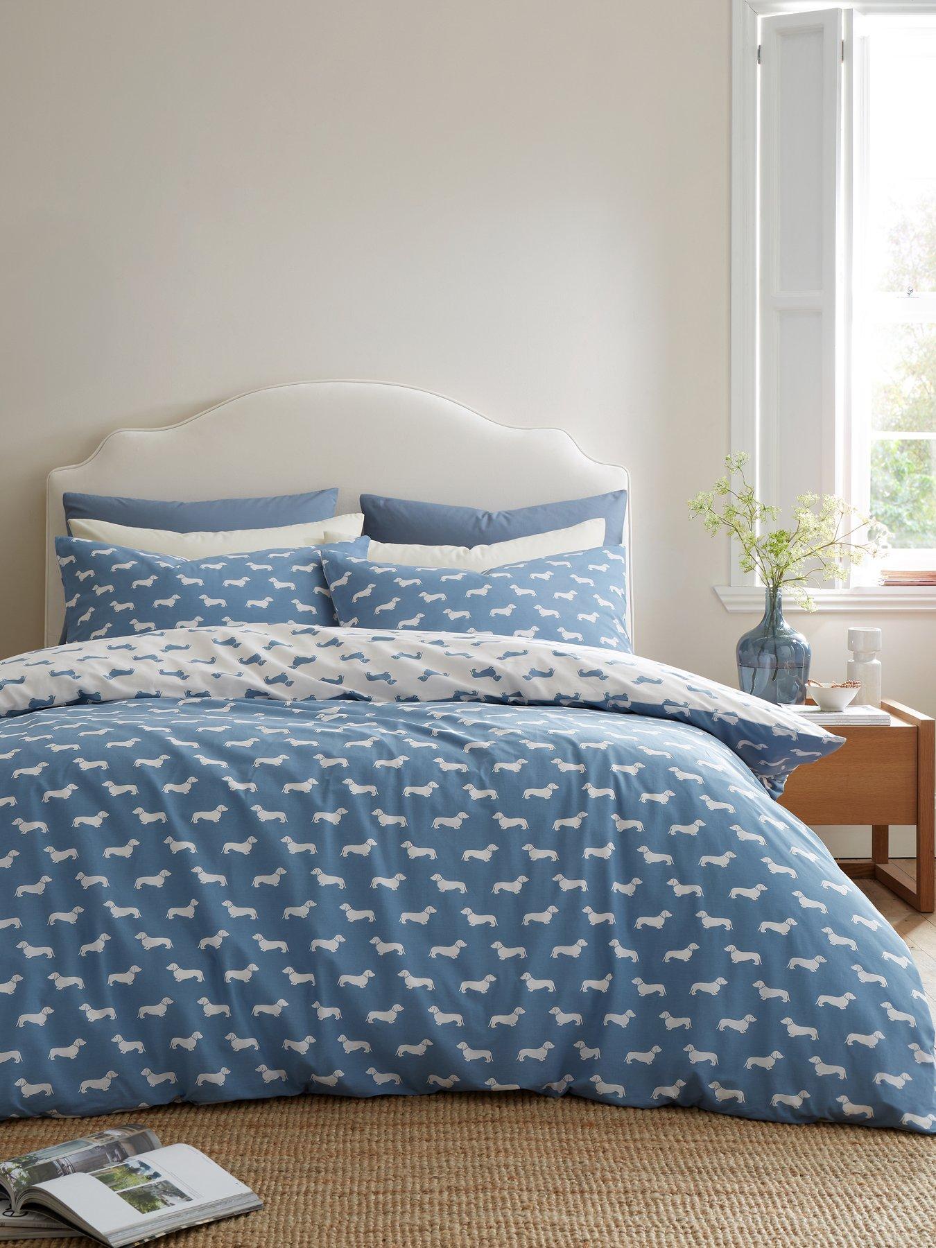 Image 3 of 5 of Emily Bond Peggy Dachshund Dog 100% Cotton Duvet Cover Set