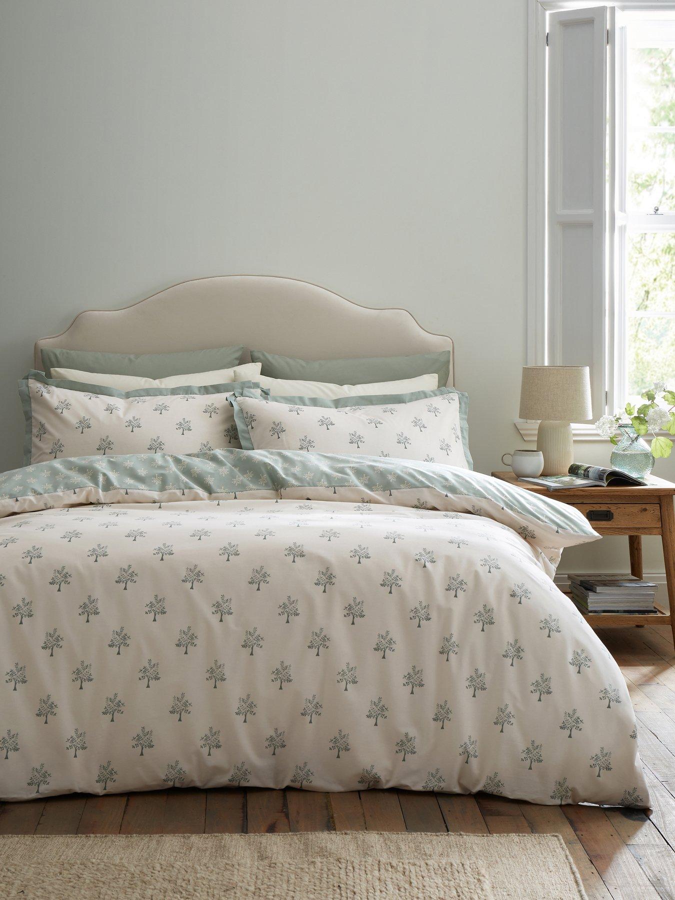 Emily Bond Dapplewood Trees 100% Cotton Duvet Cover Set