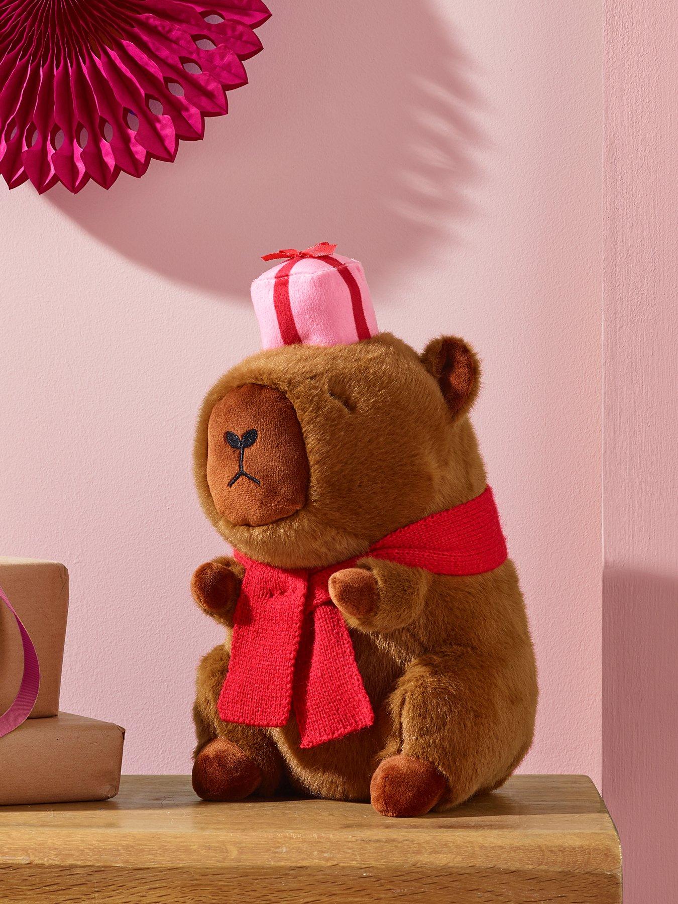 Catherine Lansfield Christmas Capybara 3D Cushion