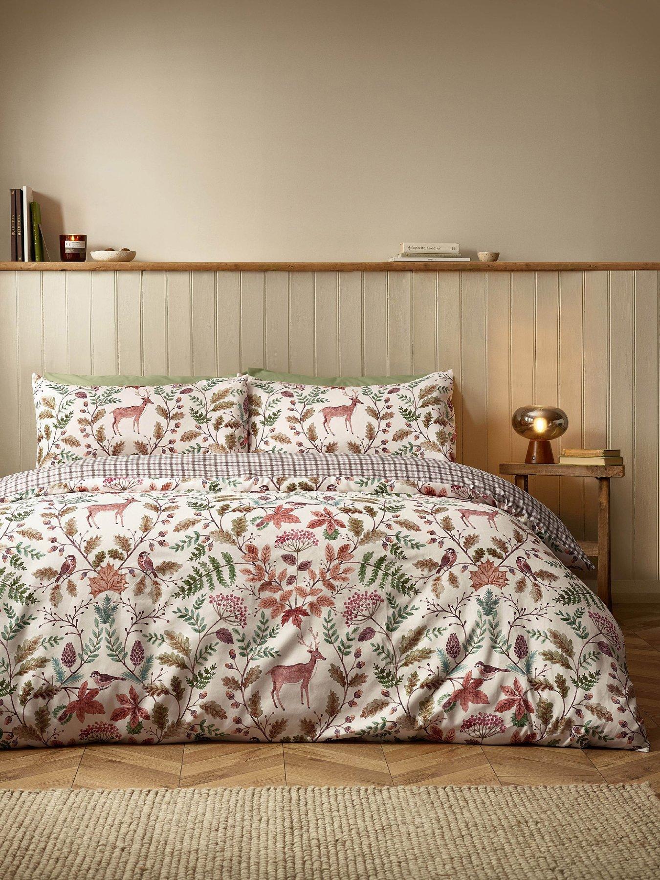 Catherine Lansfield Woodland Stag Duvet Cover Set