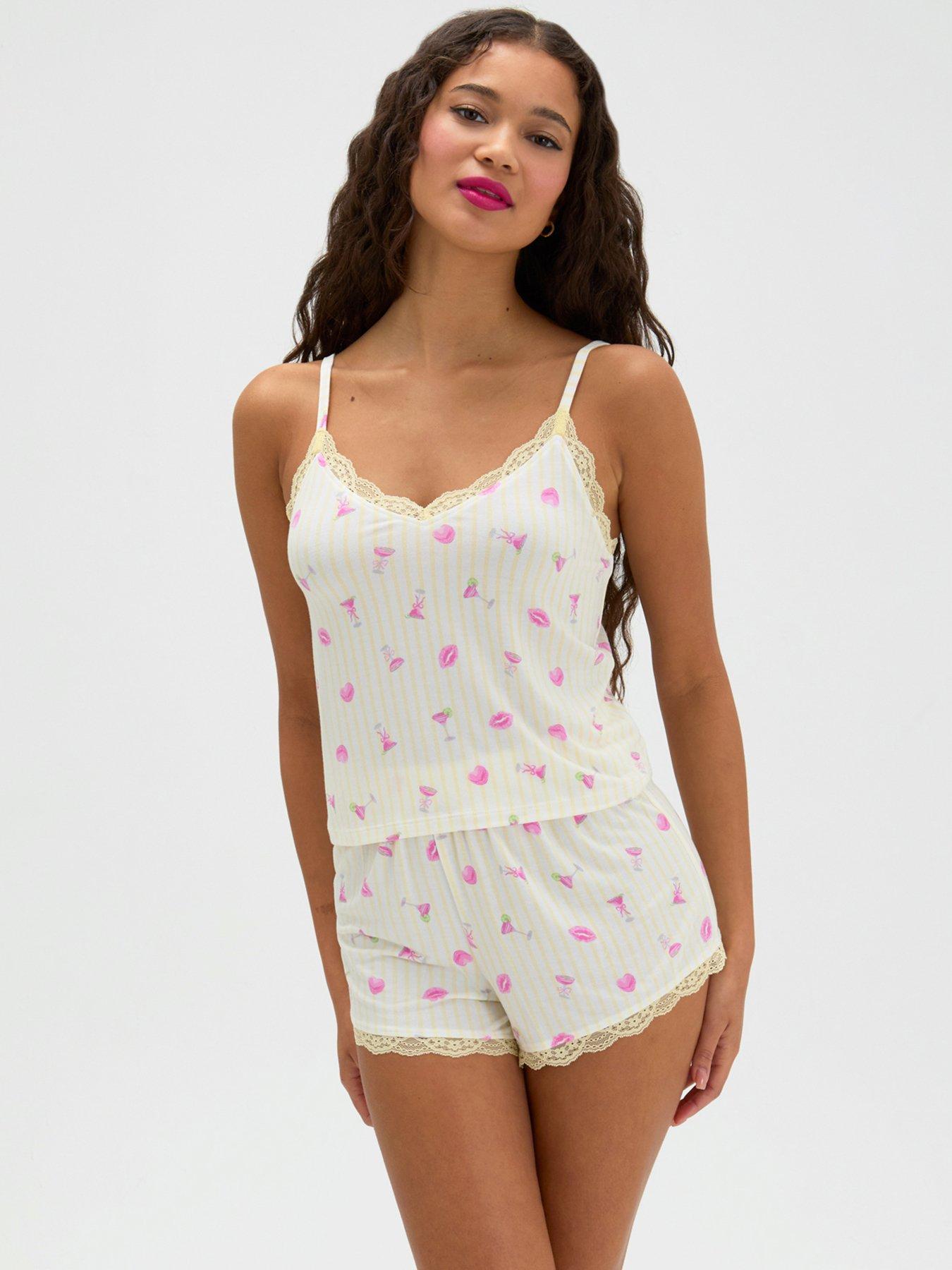 Boux Avenue Cami Pyjama Set - Yellow
