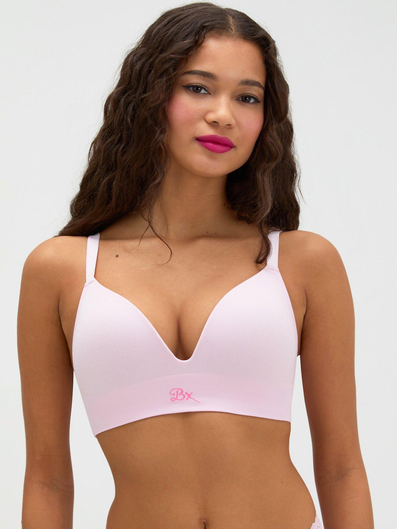 Boux Avenue Push Up Seamfree Bralette - Light Pink