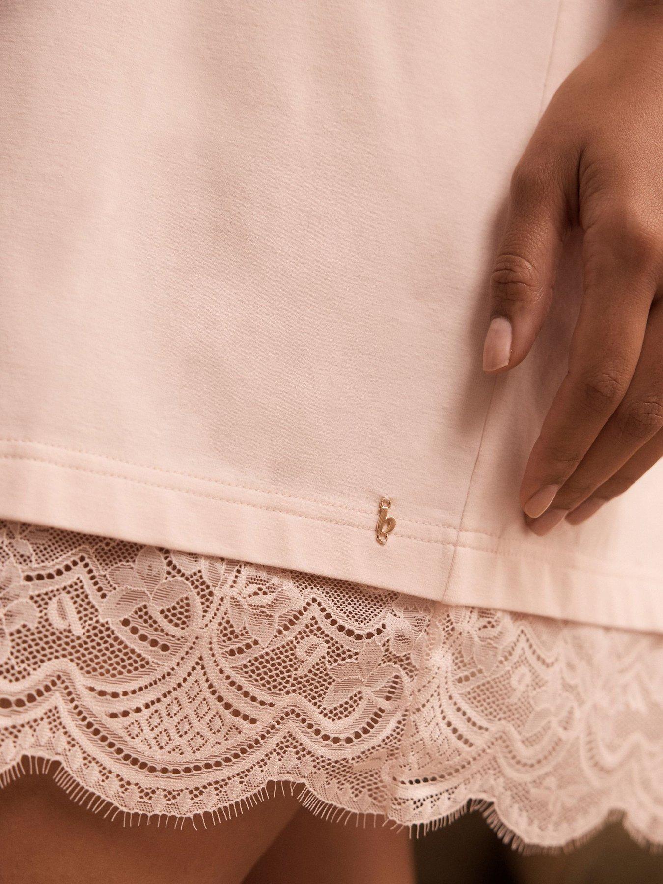 Image 5 of 5 of B By Ted Baker Lace Nightie - Pink