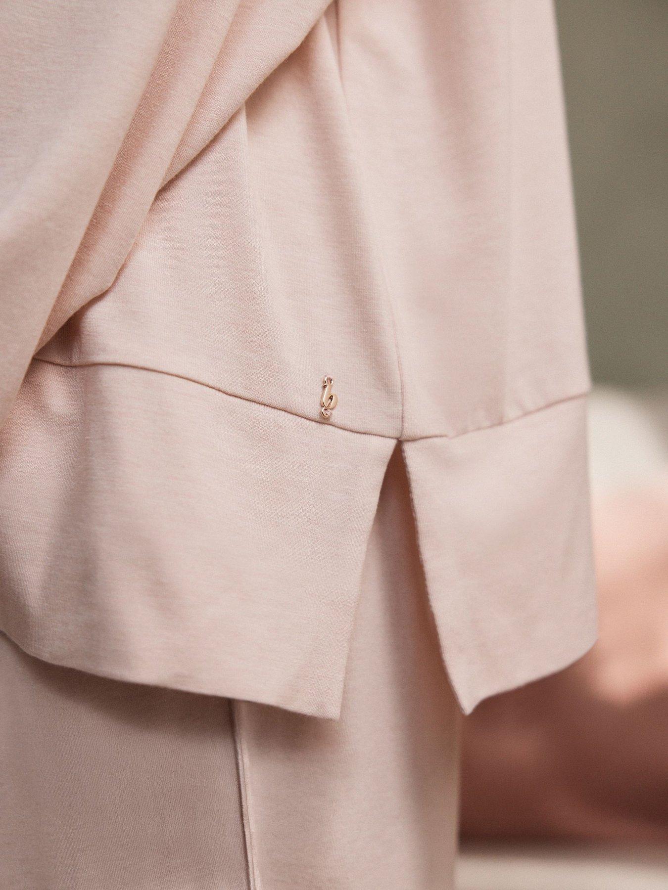 Image 5 of 7 of B By Ted Baker Blush Pink Oversized Hoodie