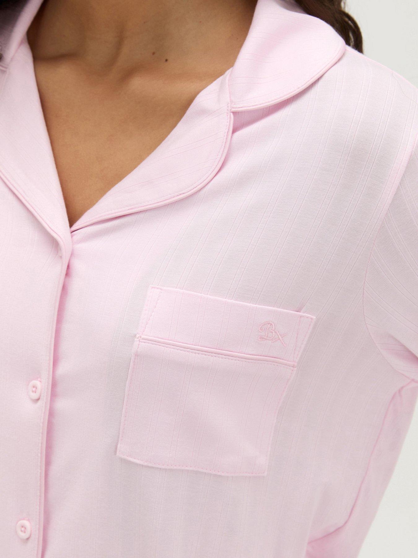 Image 5 of 5 of Boux Avenue Long Sleeve Pyjama Set - Pink
