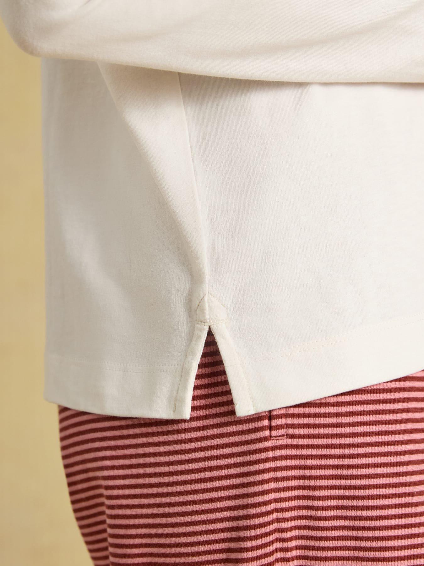 Image 6 of 6 of Joules Long Sleeve Jersey Top - Cream