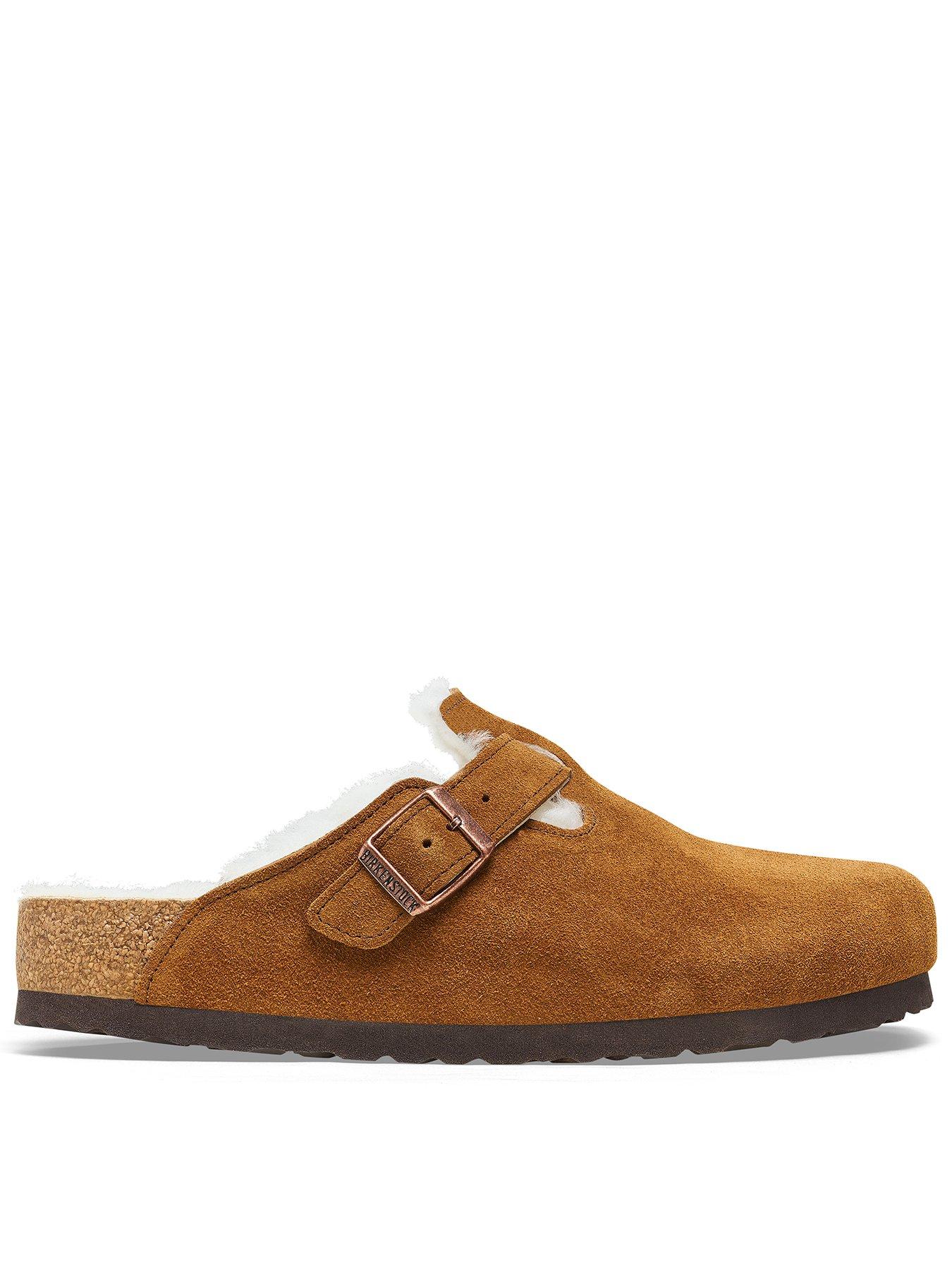 Birkenstock Mens Boston Shearling Clog - Mink