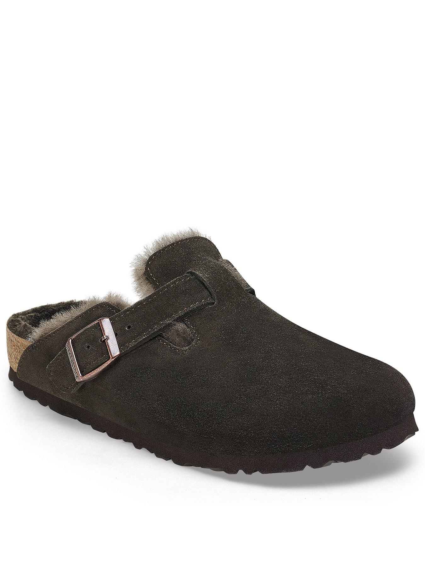 Birkenstock Mens Boston Shearling Clog - Mocca