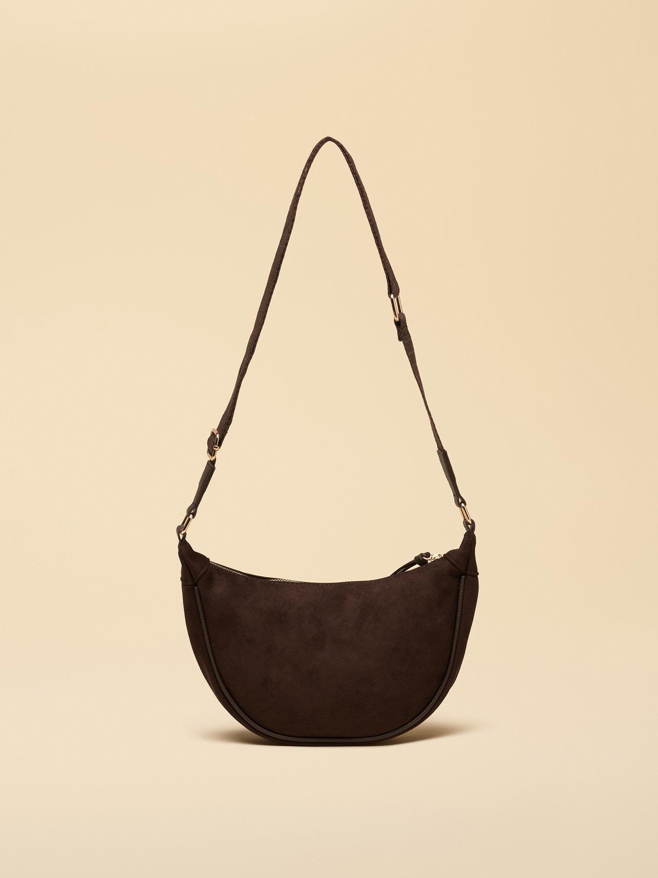 Image 5 of 7 of Joules Suedette Moon Cross Body Bag - Brown