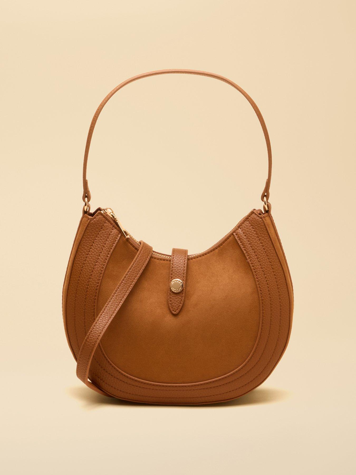 Image 7 of 7 of Joules Crossbody Saddle Bag - Brown