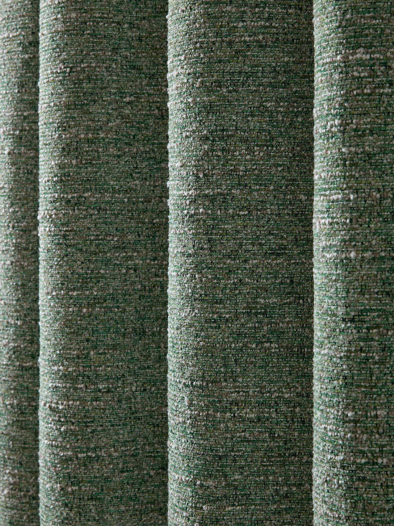 Image 3 of 4 of Catherine Lansfield Chunky Boucle Eyelet Curtains