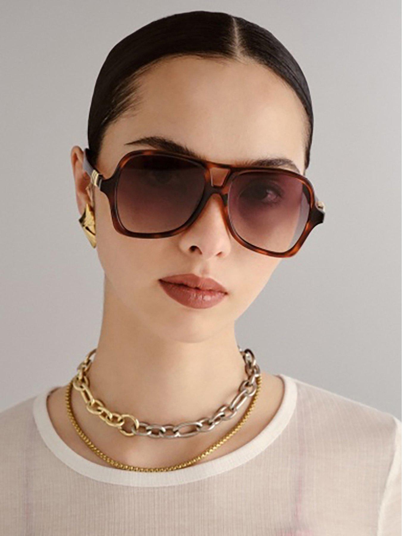 LE SPECS Fortune Teller Sunglasses - Brown