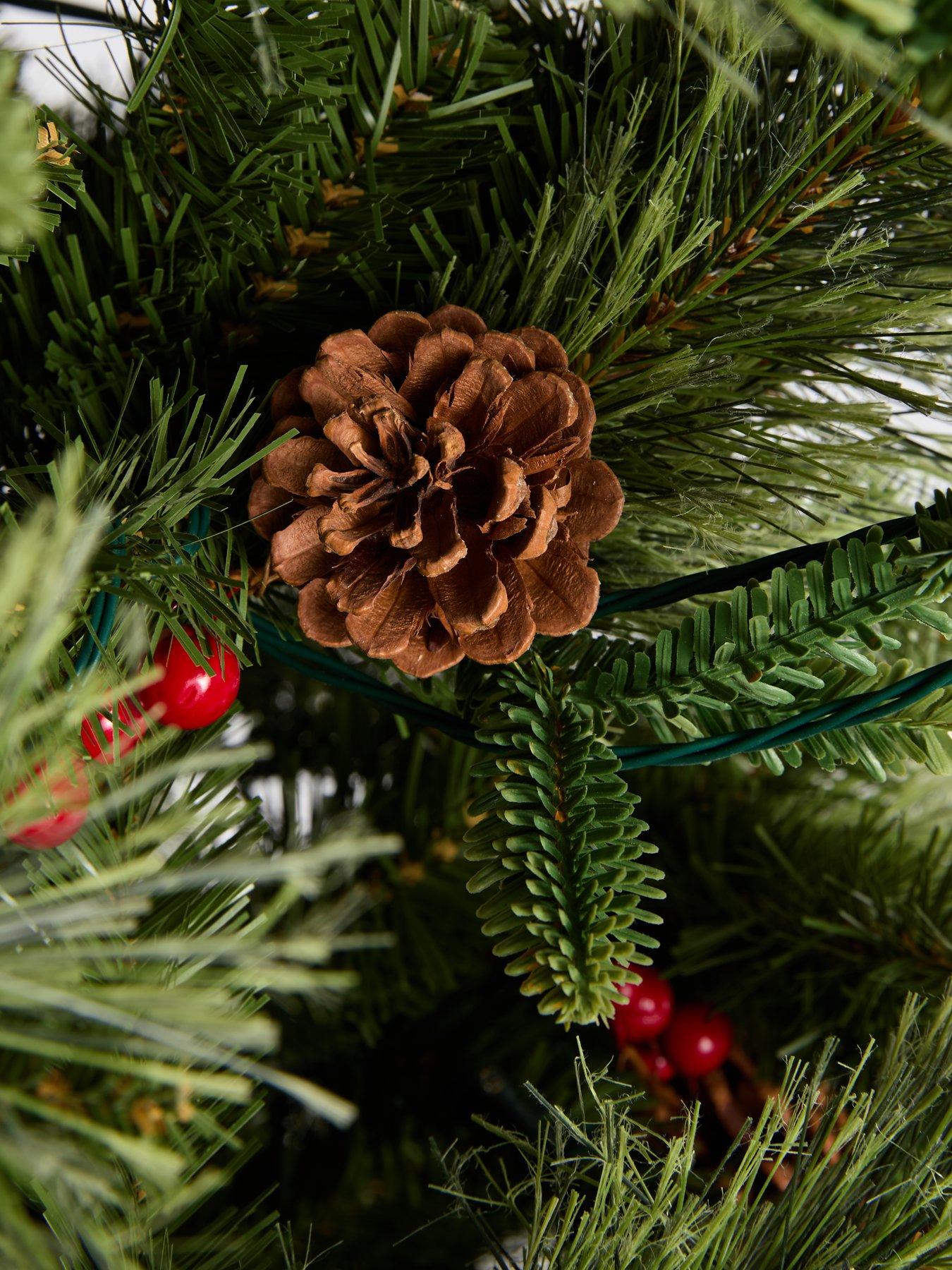 Image 6 of 7 of Festive 7ft Slim Pre-lit Colour Change Starlight Lake Fir Christmas Tree