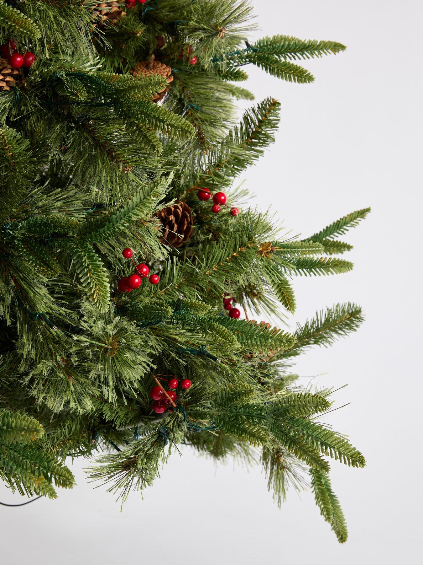 Image 7 of 7 of Festive 7ft Slim Pre-lit Colour Change Starlight Lake Fir Christmas Tree