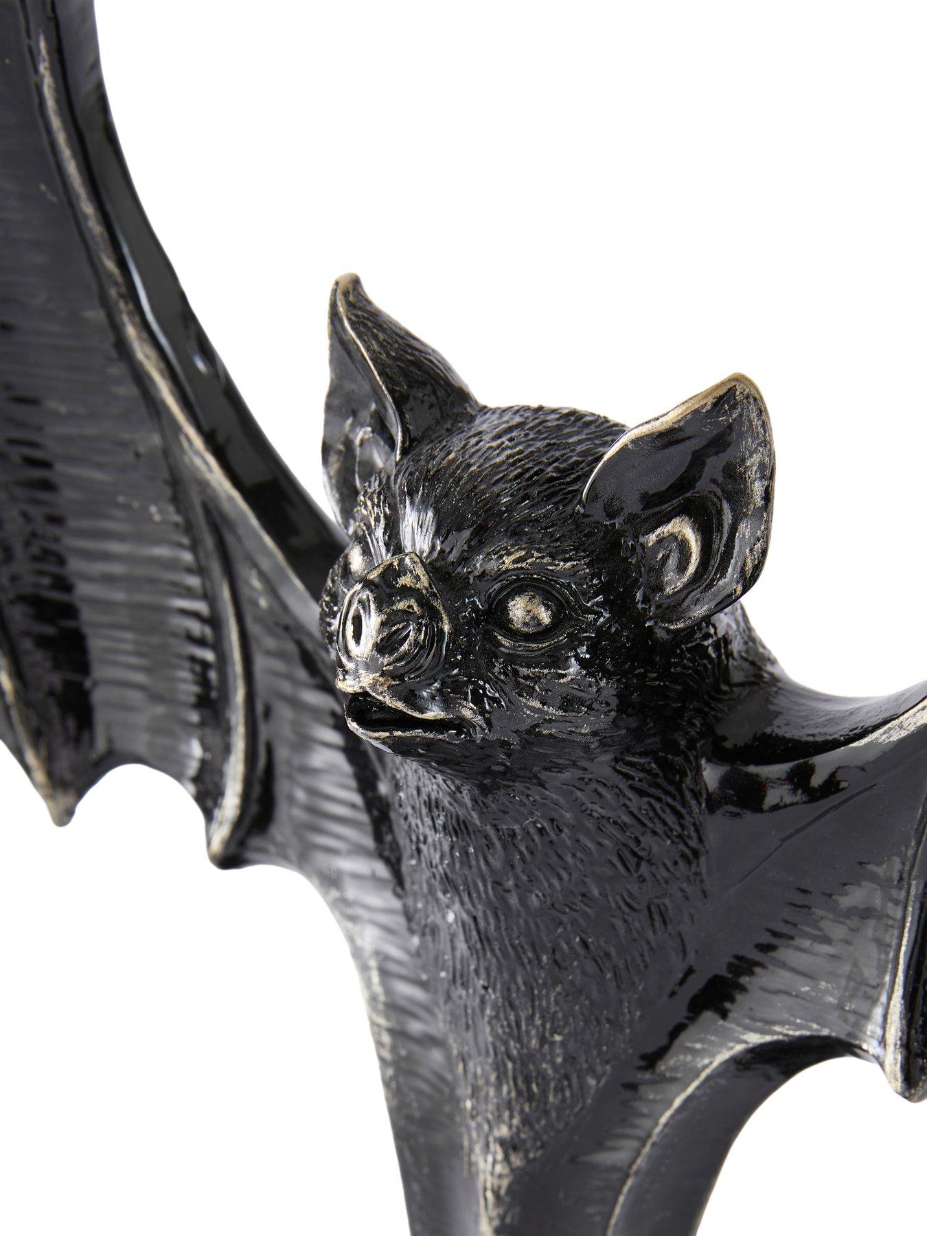 Image 5 of 7 of Festive Polyresin Bat Candle Stick