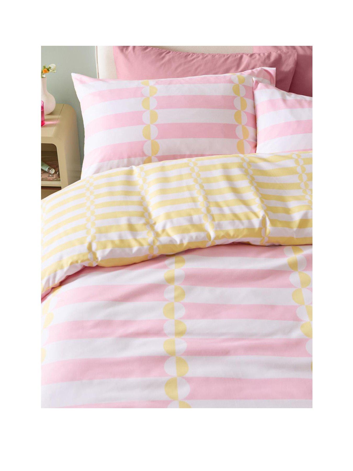 Image 2 of 2 of Duvet Day Lottie Duvet Set Yellow/Pink
