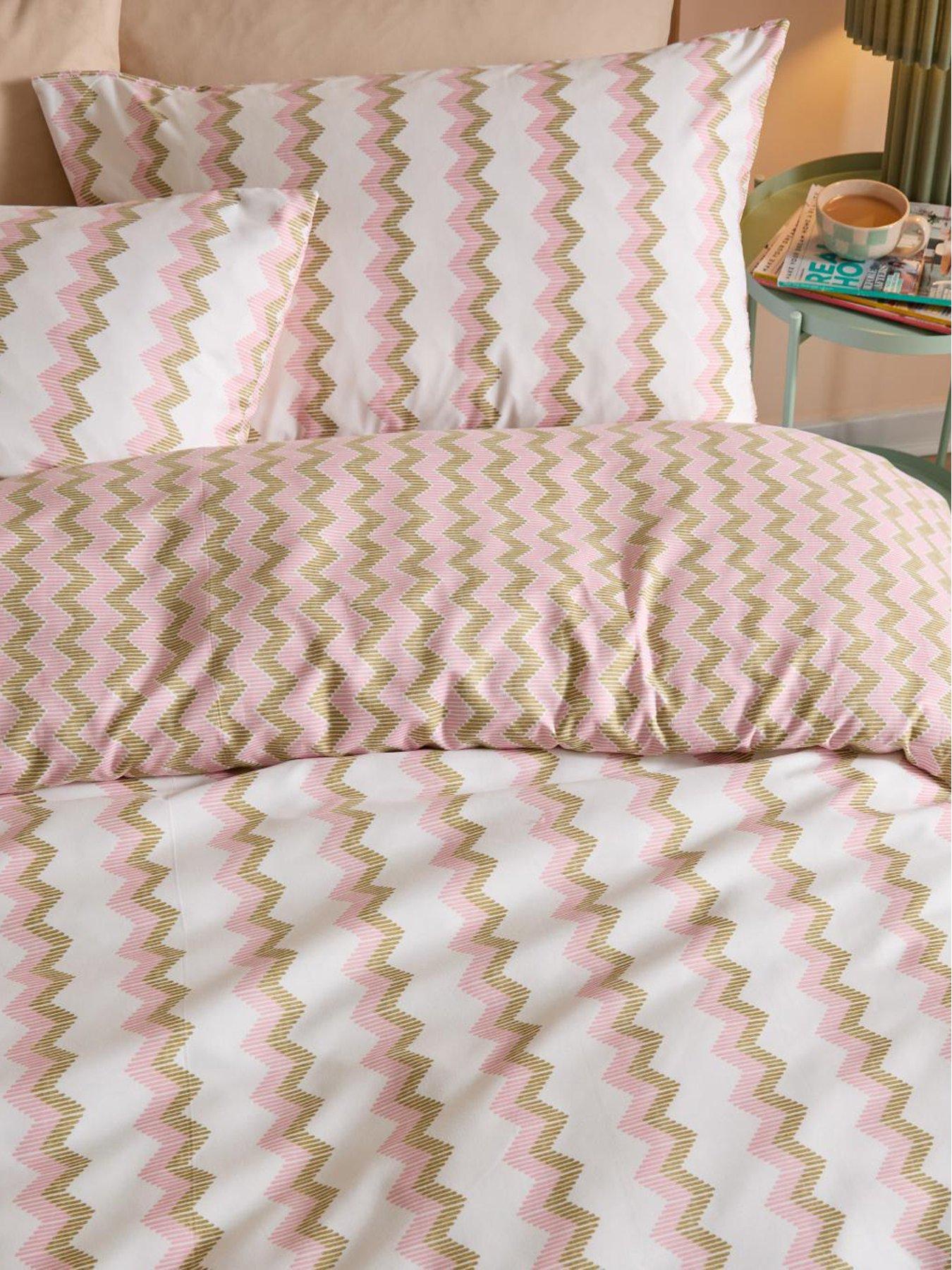 Duvet Day Izzie Duvet Set Green/Pink