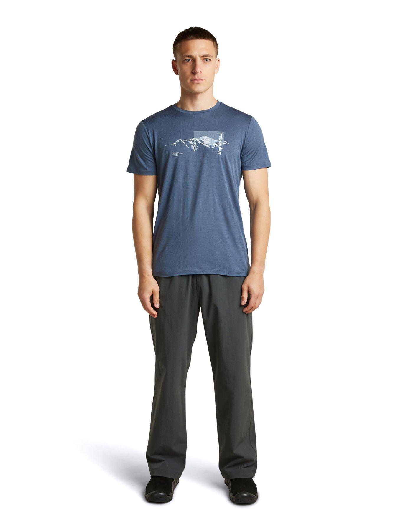 Image 3 of 3 of Icebreaker Men Merino 150 Tech Lite Short Sleeve T-Shirt - Pure Altitude