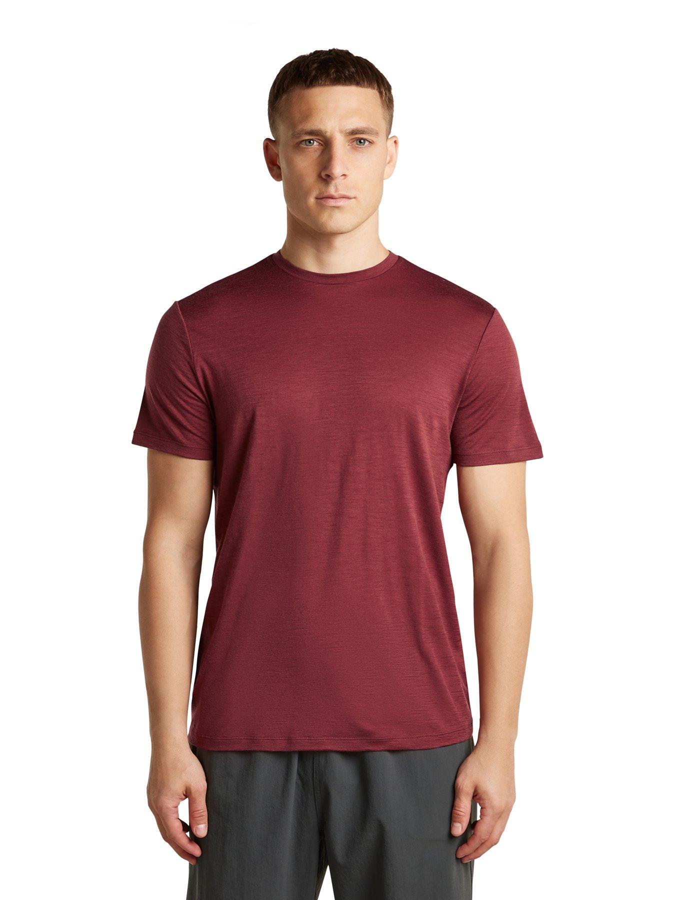 Icebreaker Mens Merino 150 Tech Lite III T-Shirt - Burgundy