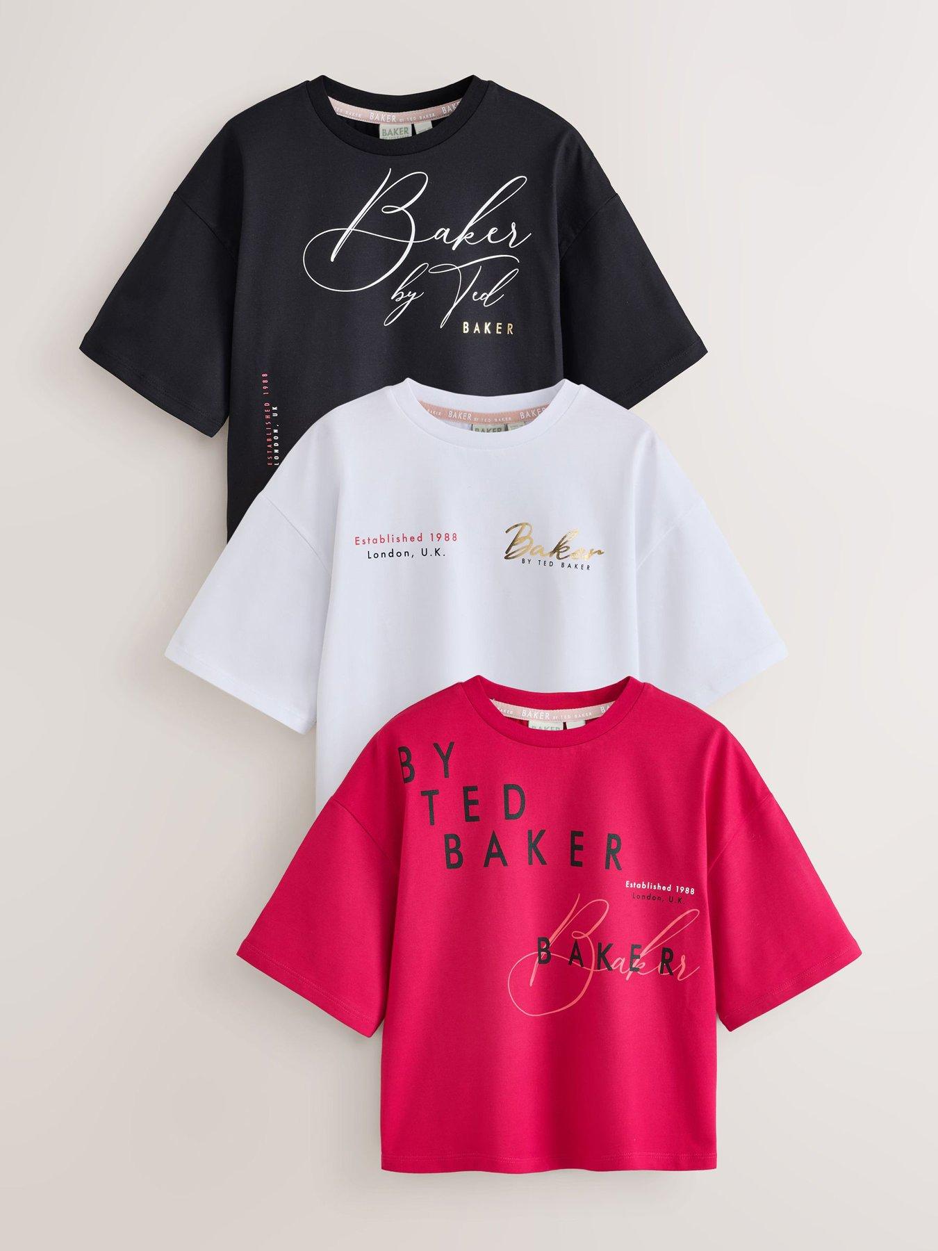 Ted Baker Boys 3 Pack Graphic T-Shirts - Multi