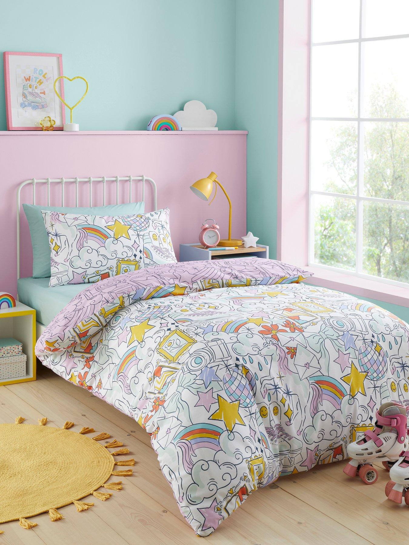 Bedlam Doodle Zoom Duvet Cover Set in Multi
