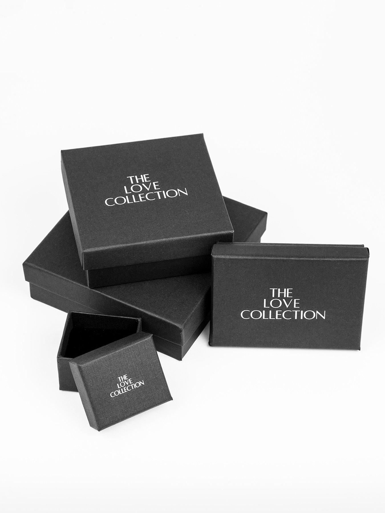 Image 5 of 5 of The Love Collection Gold Plated Sterling Silver Interlocking Ring Droppers