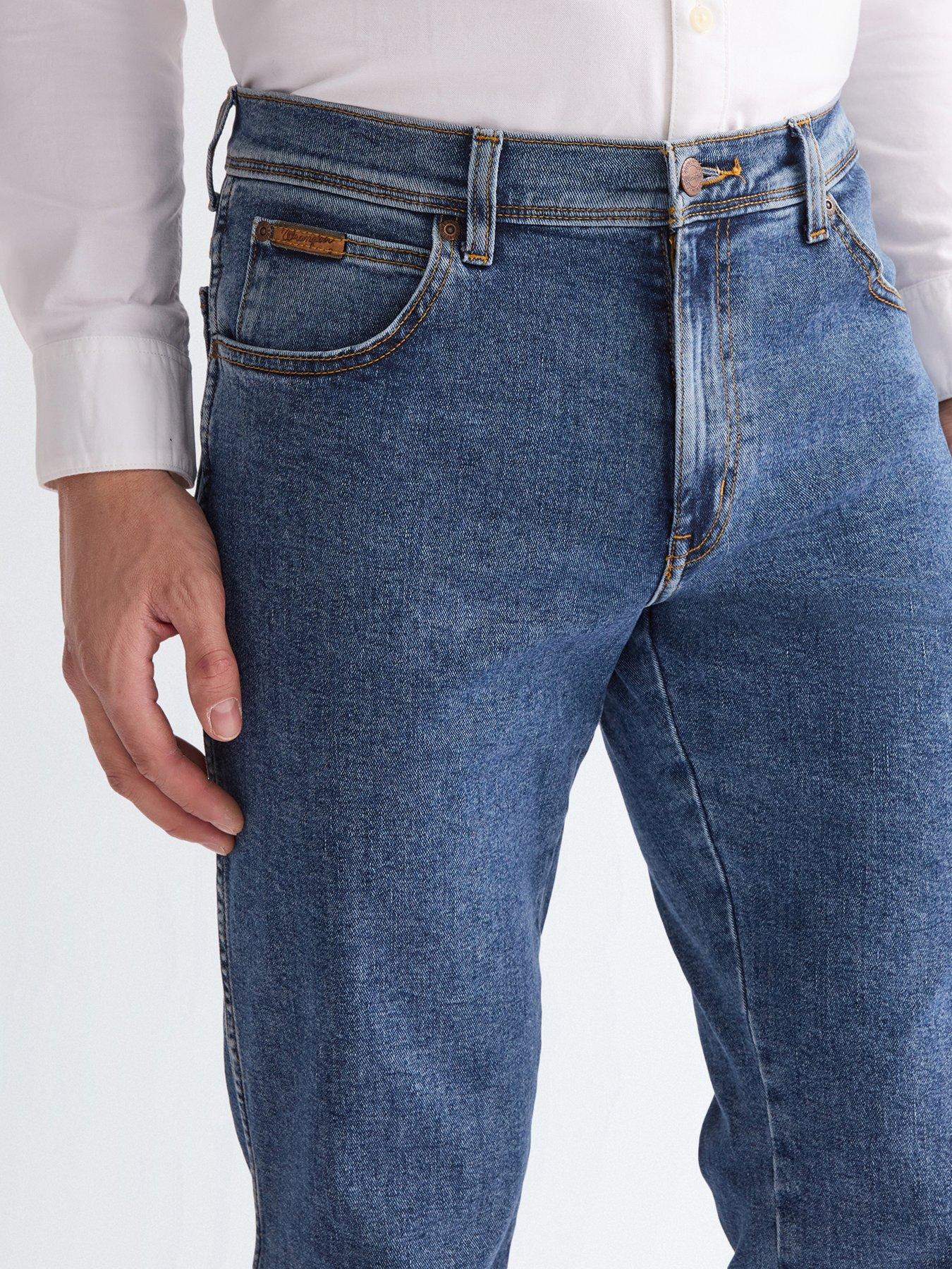 Image 5 of 5 of Wrangler Texas Authentic Straight Jeans - Dark Blue